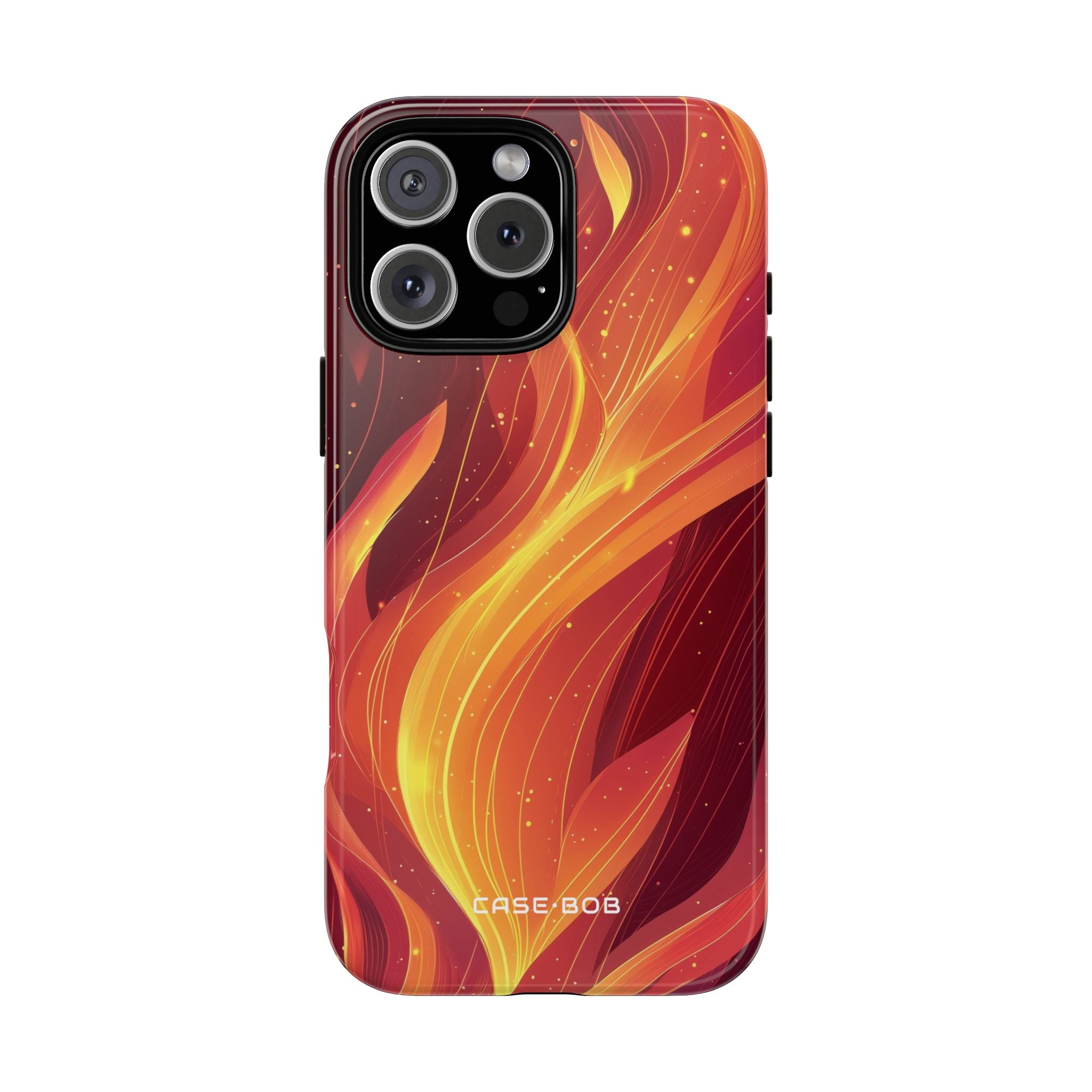 Flaming Flow iPhone 16 Pro Max Case - Tough