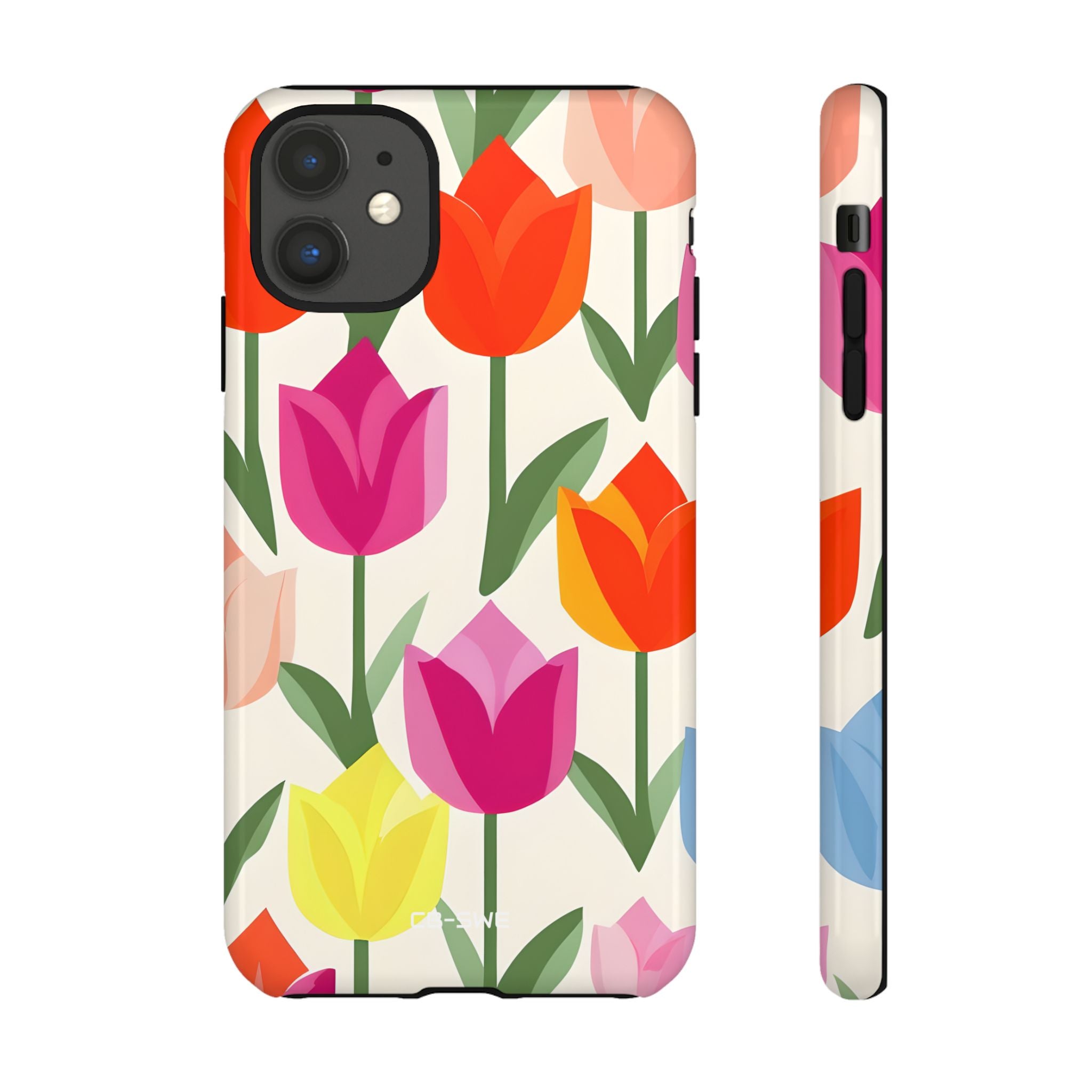 Vibrant Tulip Array - iPhone Case