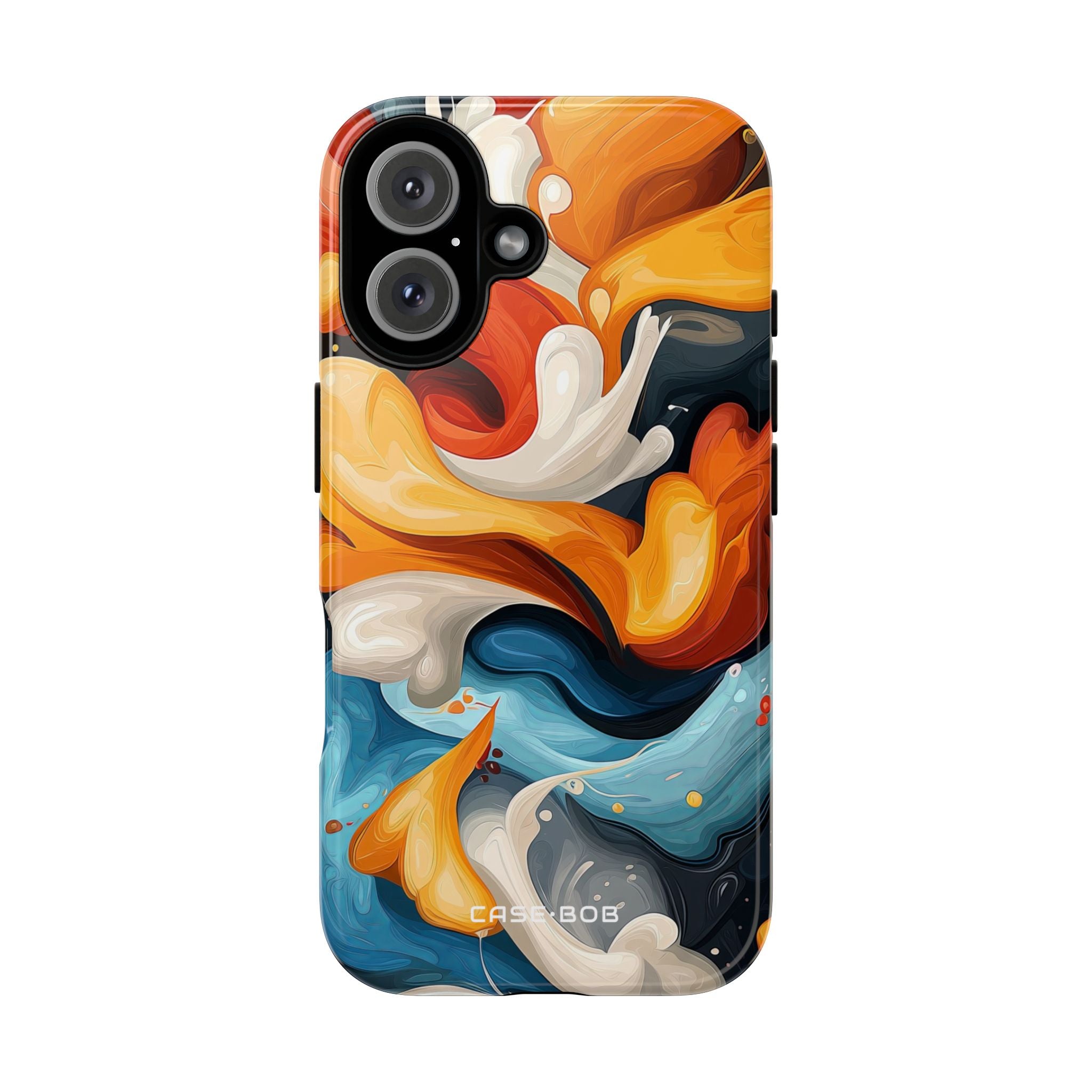 Crimson Ribbon iPhone 16 Plus Case - Tough