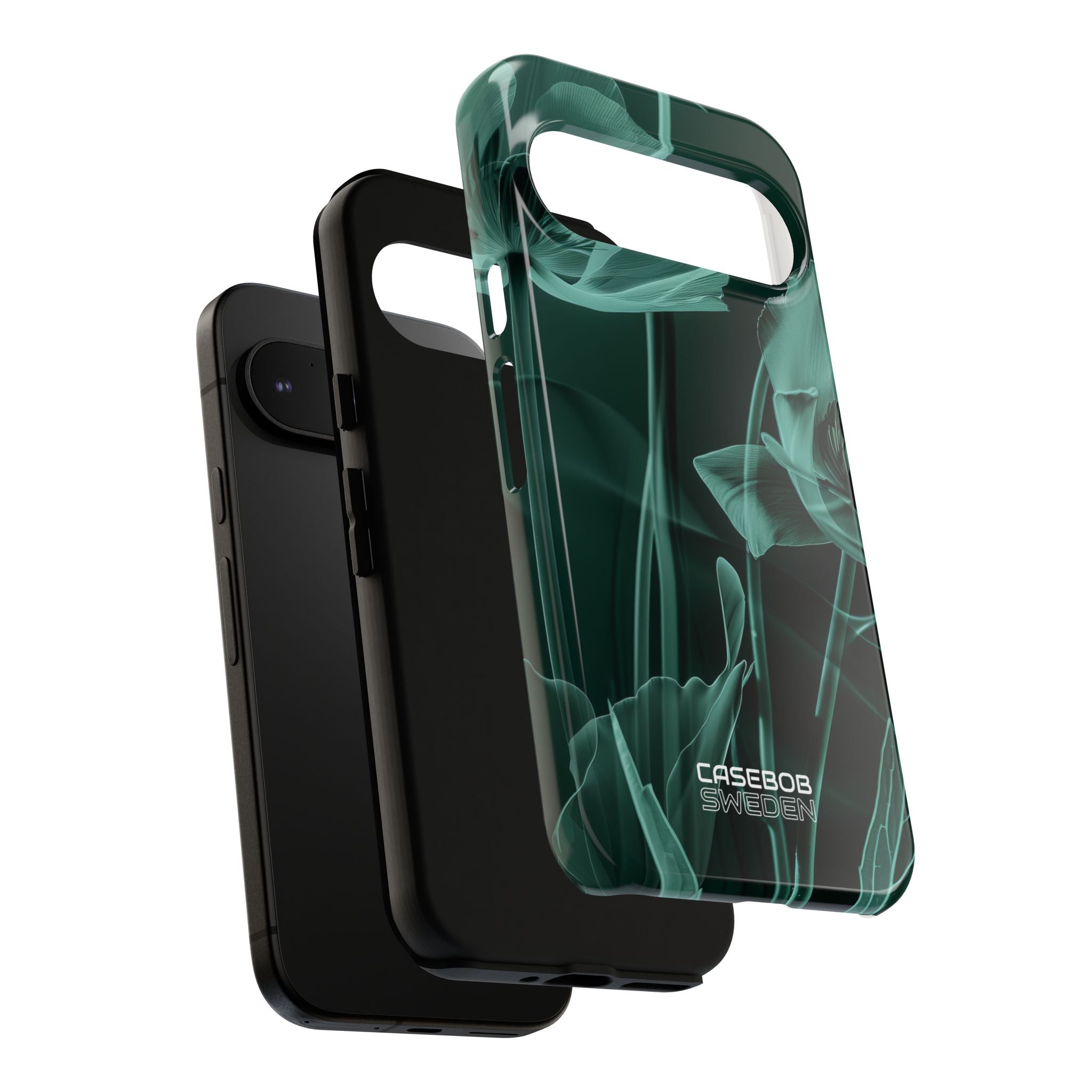 Teal Bloom Radiance Google Pixel 9 - Tough