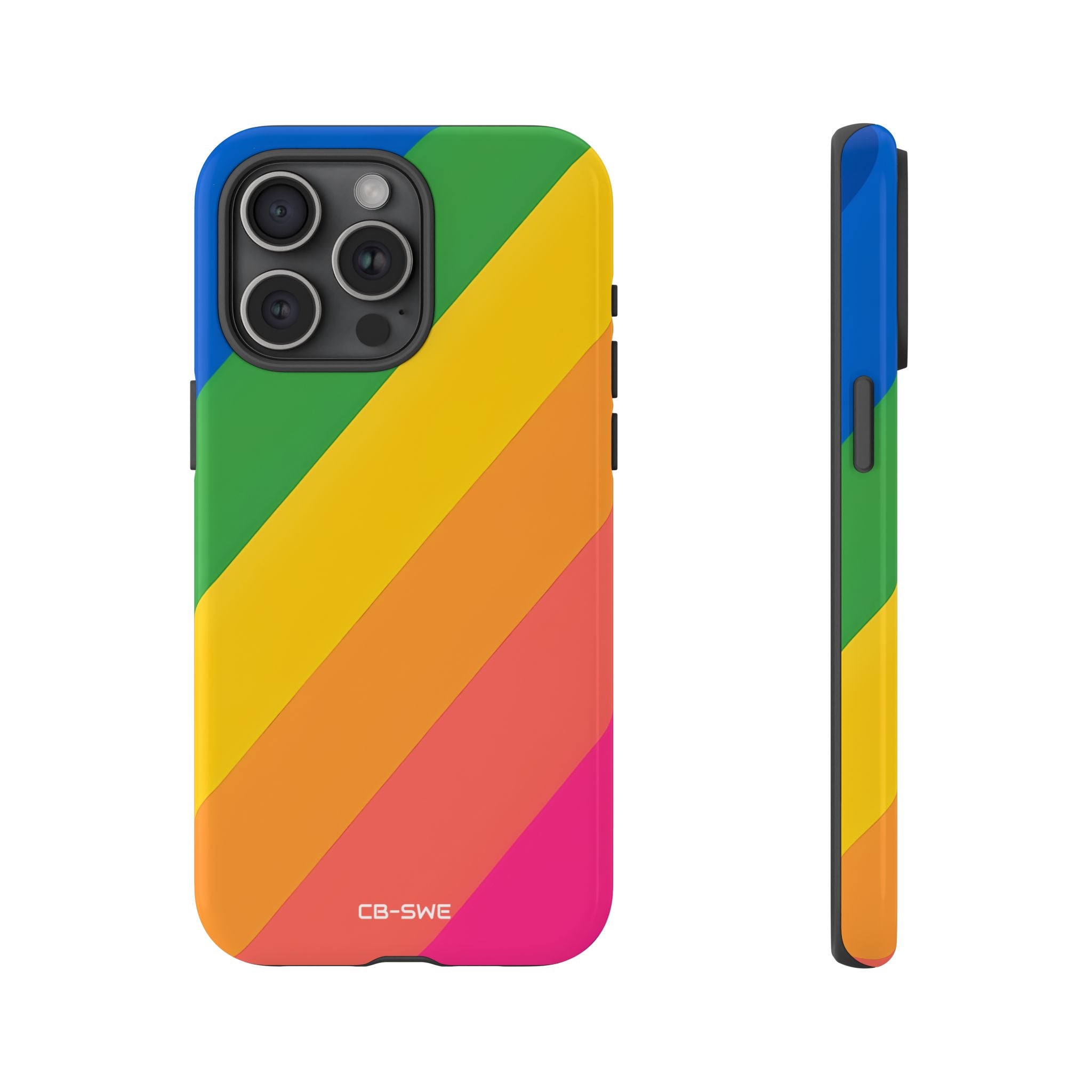 Vibrant Geometric Spectrum - iPhone Case