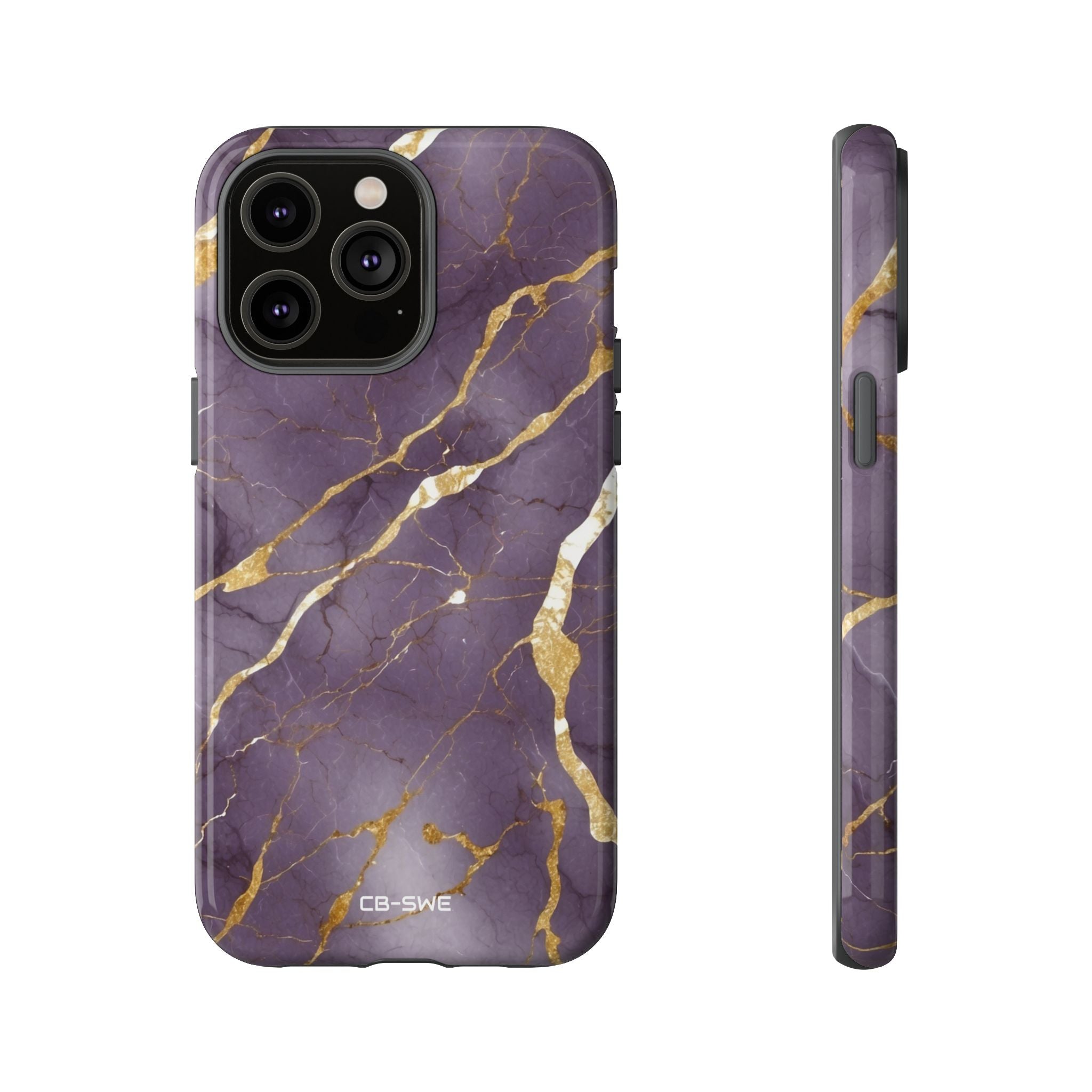 Golden Veins Flowing - iPhone Case