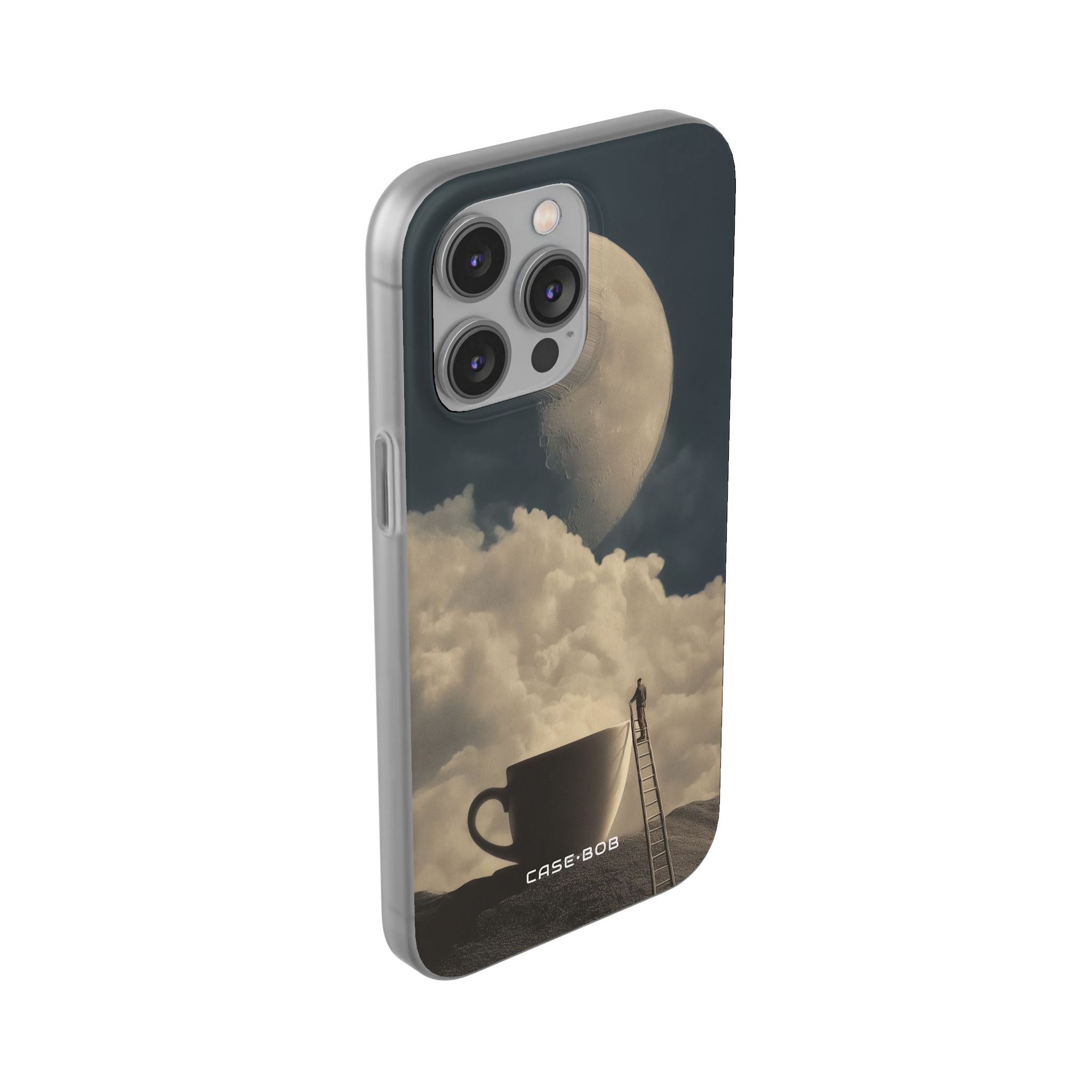 Moonlit Cup iPhone 14 Pro Max Case - Soft