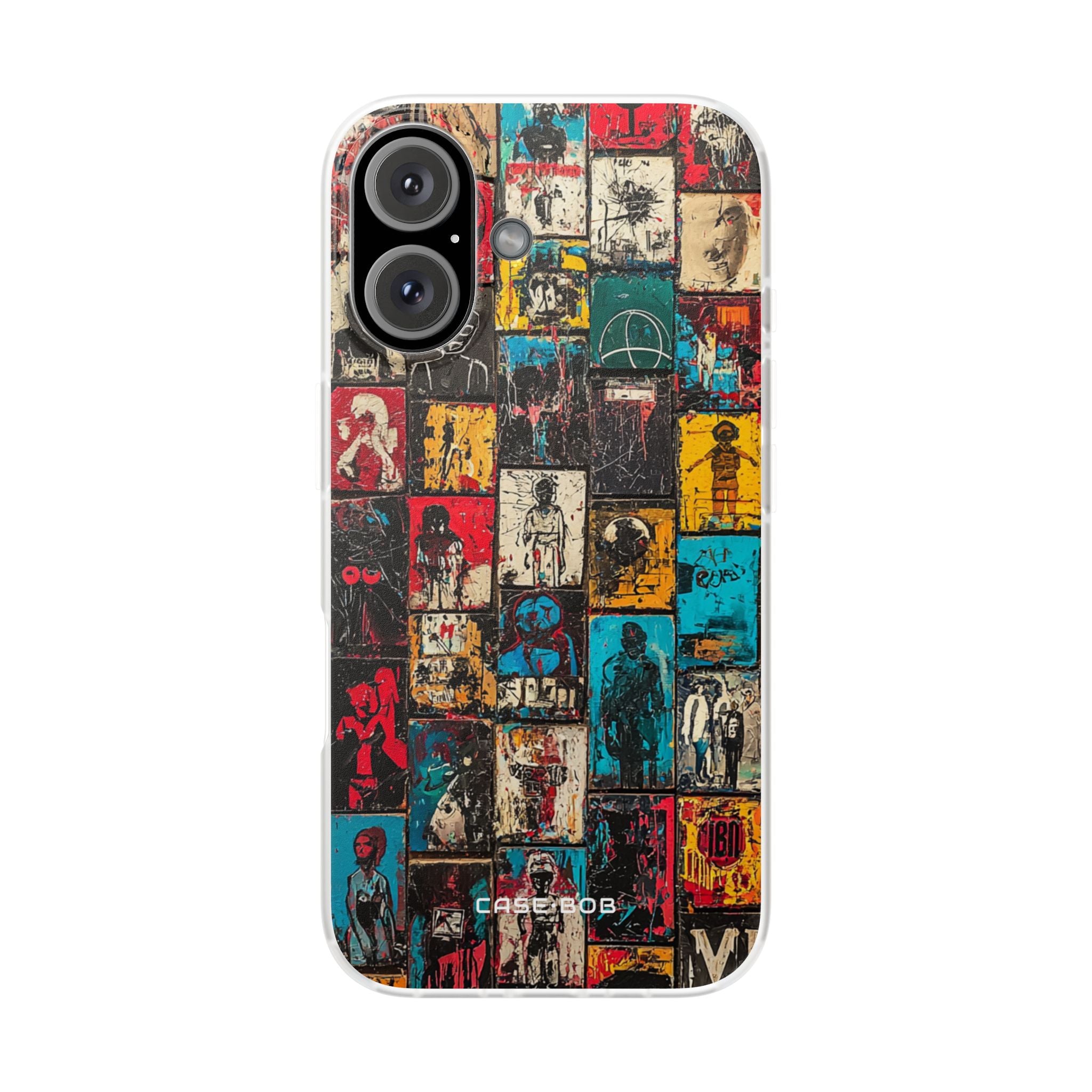Figured Grid iPhone 16 Case - Soft