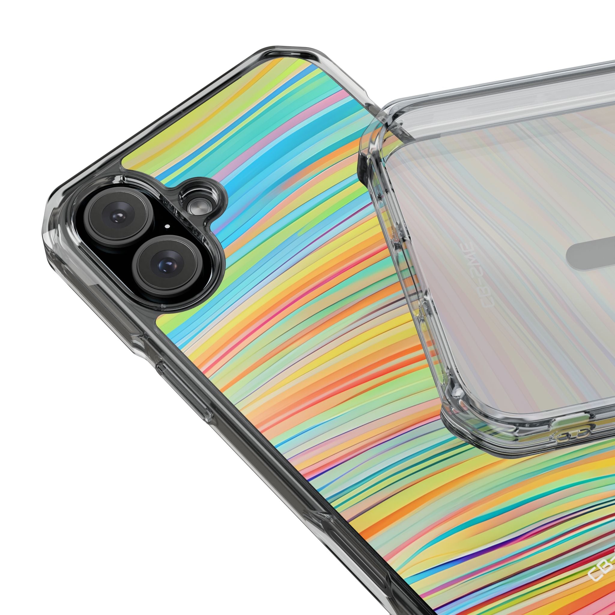 Vibrant Rhythmic Waves iPhone Case - Impact