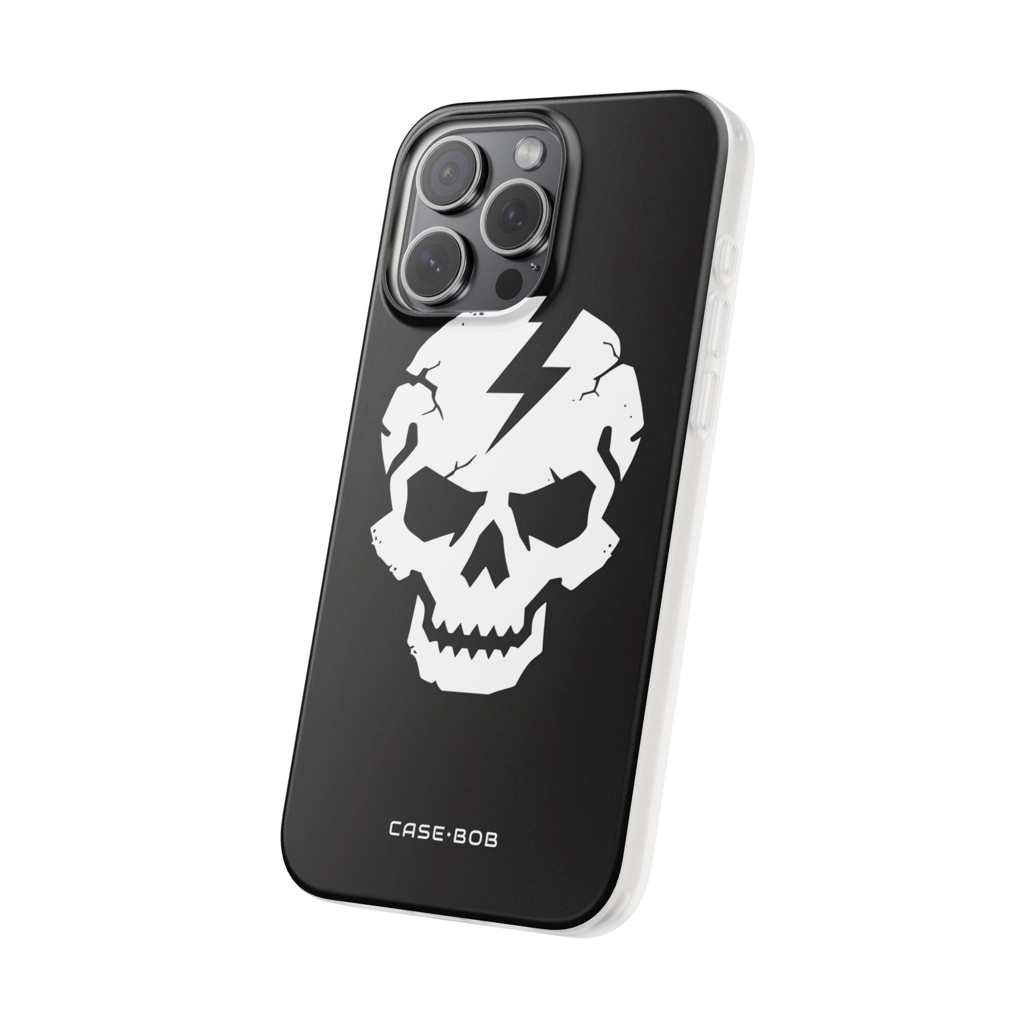 Lightning Skull iPhone 15 Pro Max Case - Soft