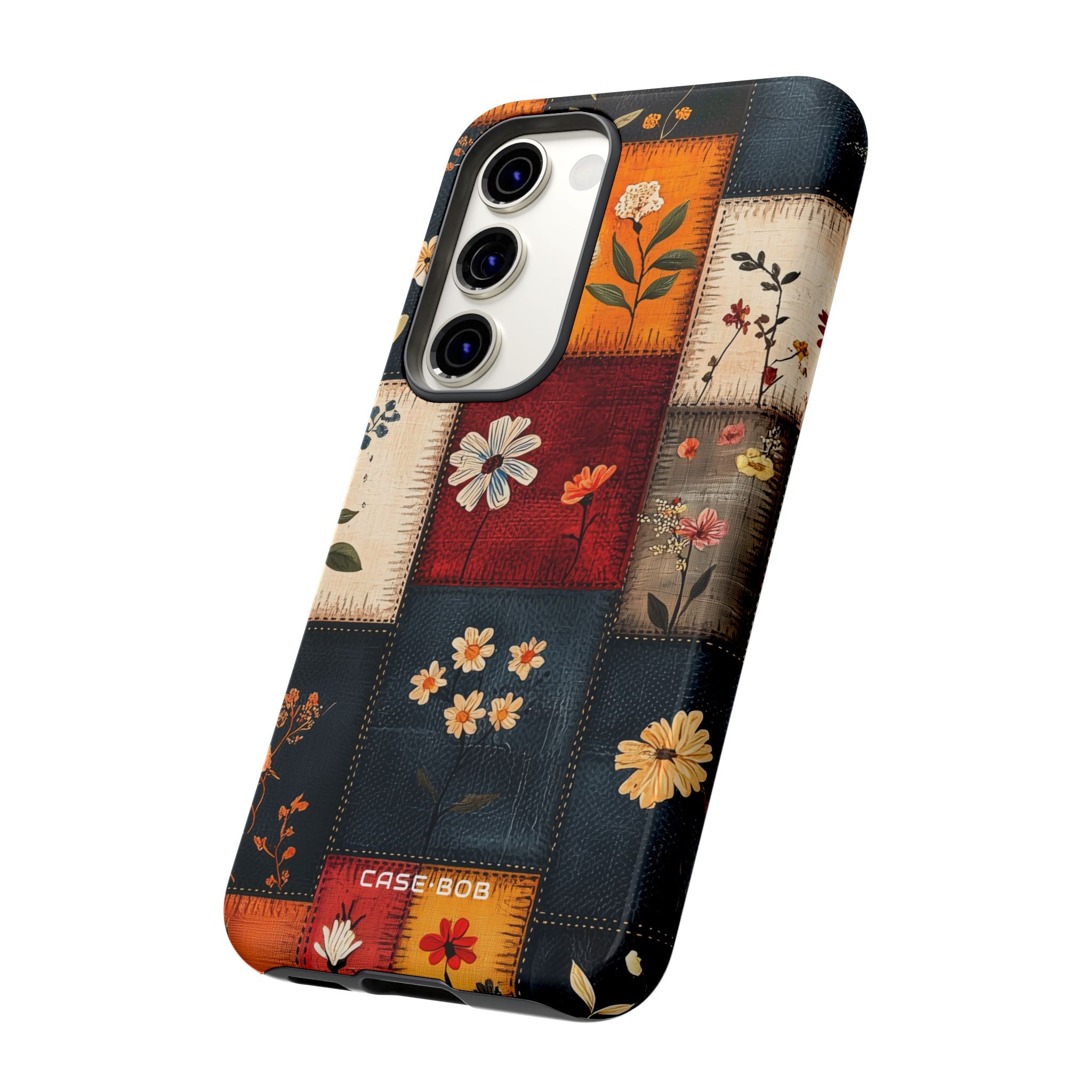 Patchwork Blooms Samsung S23 Case - Tough