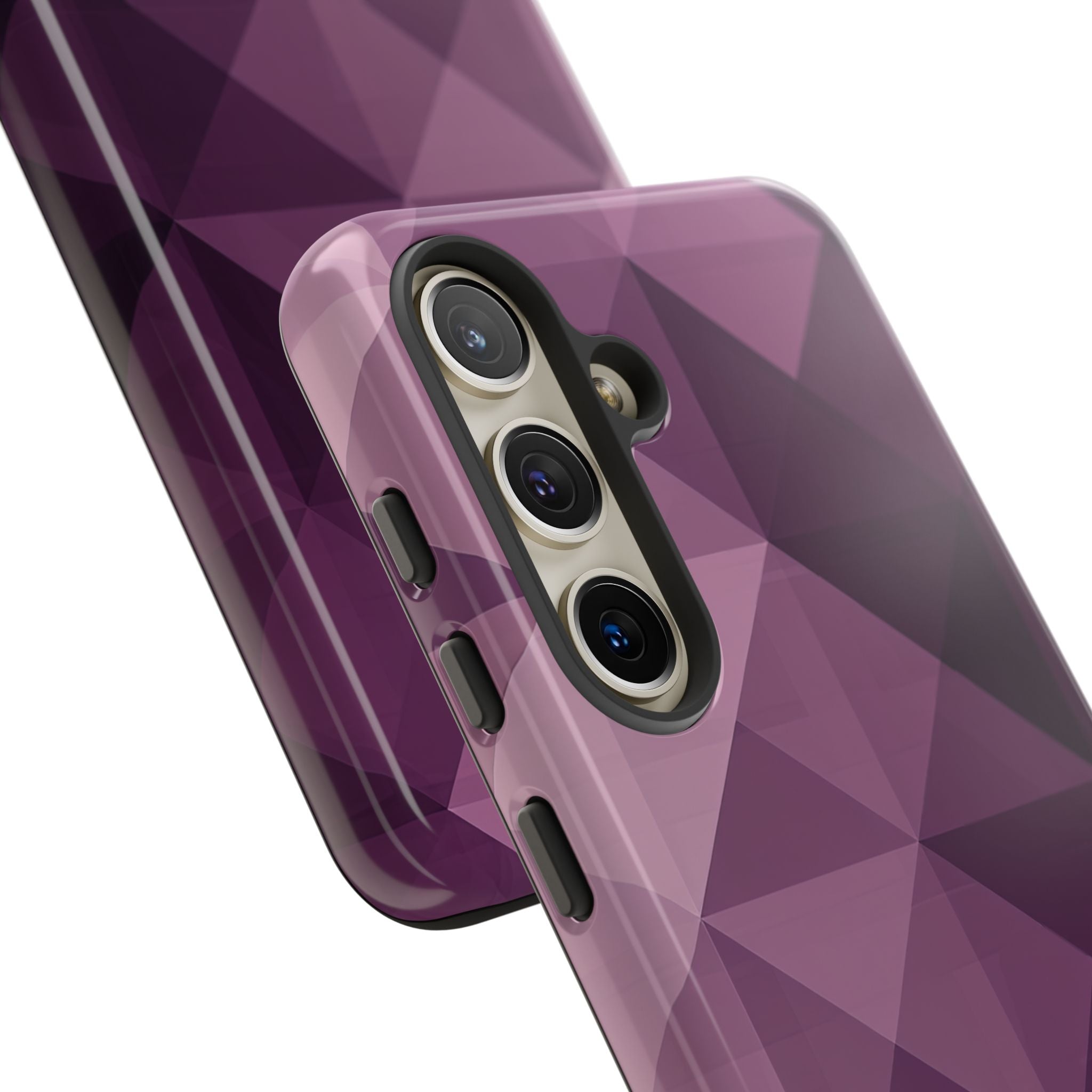 Purple Geometric Mosaic Samsung S24 - Tough