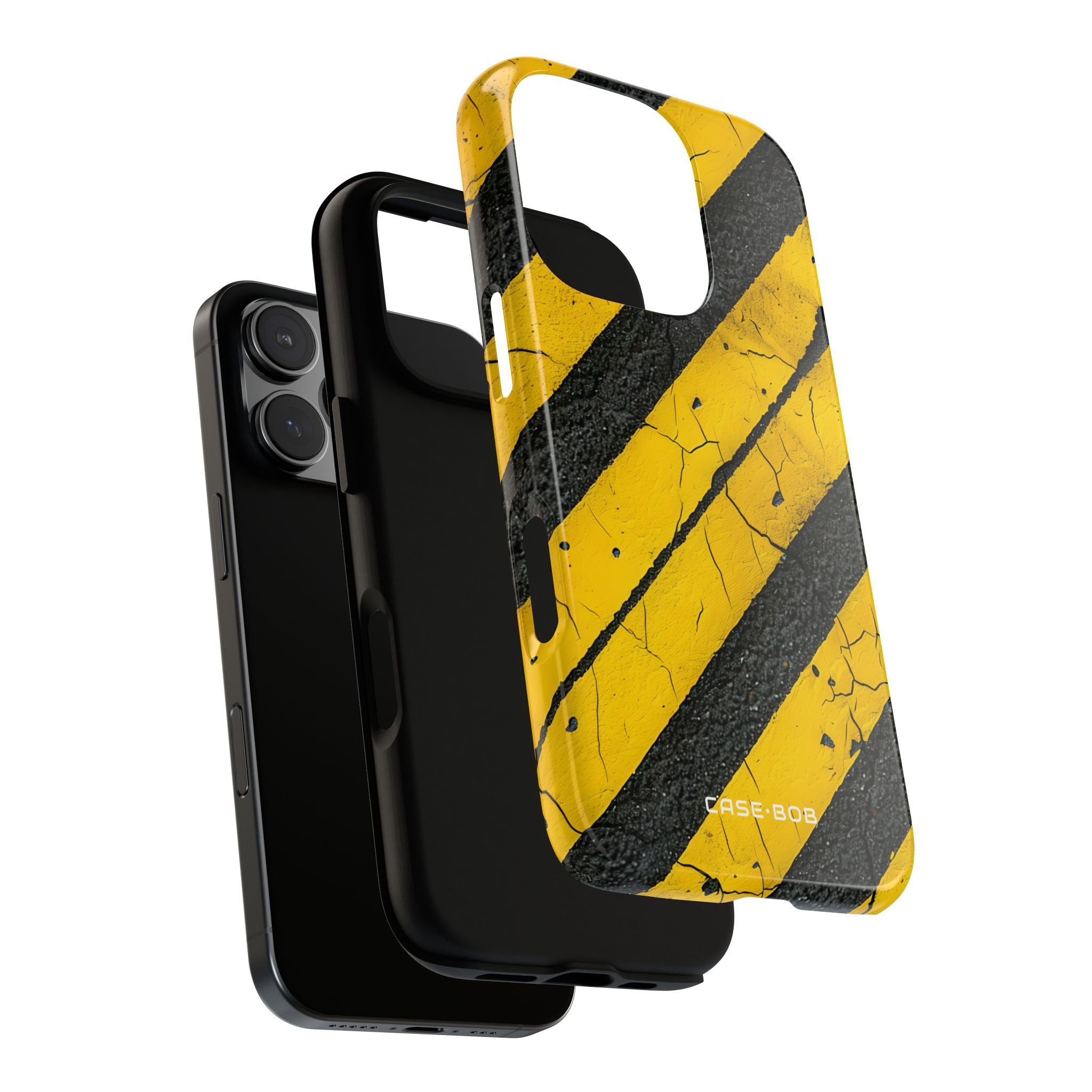 Cracked Caution iPhone 16 Pro Case - Tough