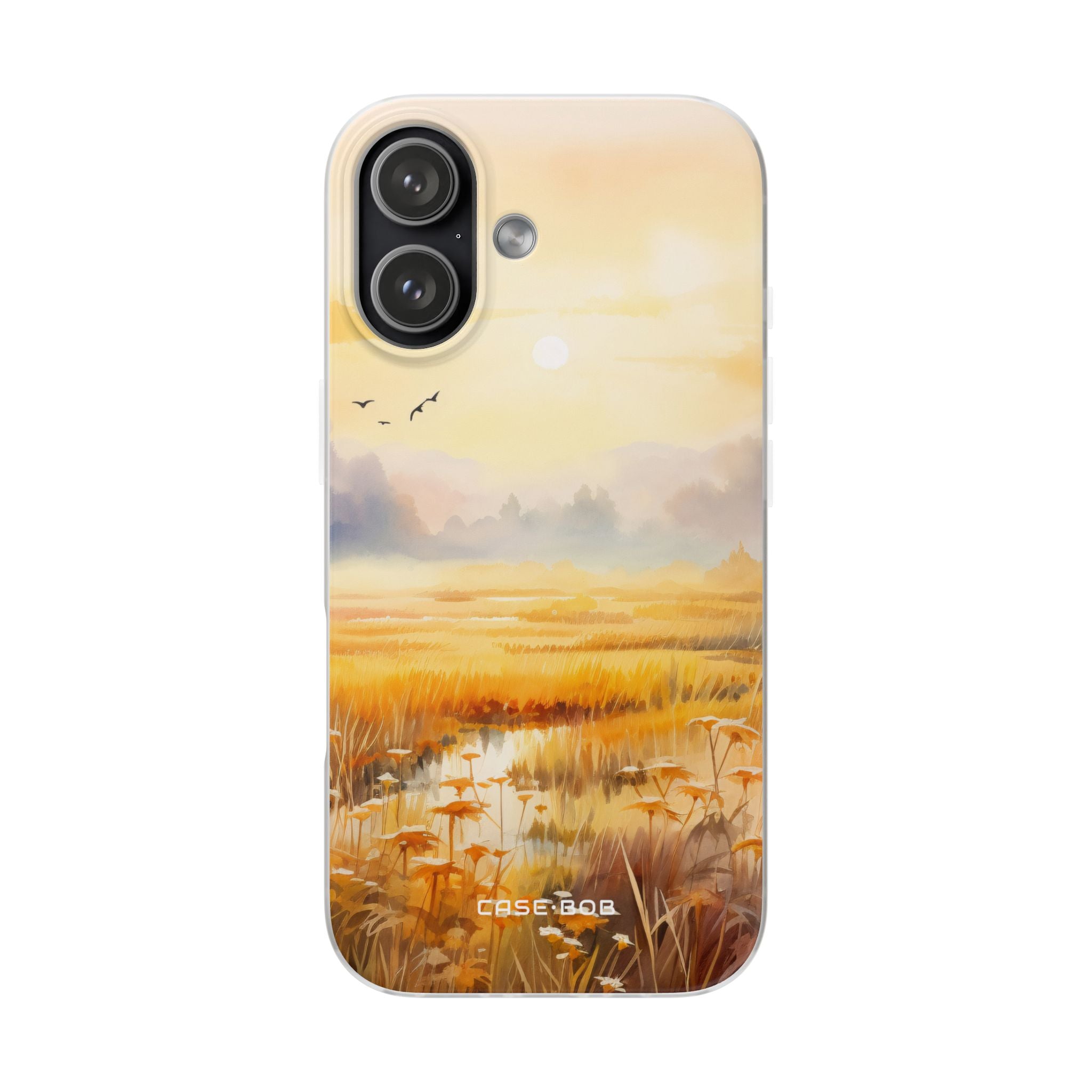 Glowing Sunrise iPhone 17 Case - Soft