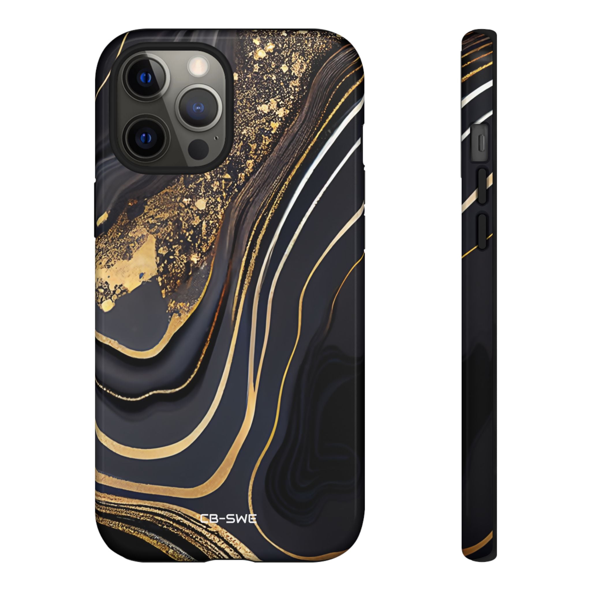 Elegant Gold Streams - iPhone Case