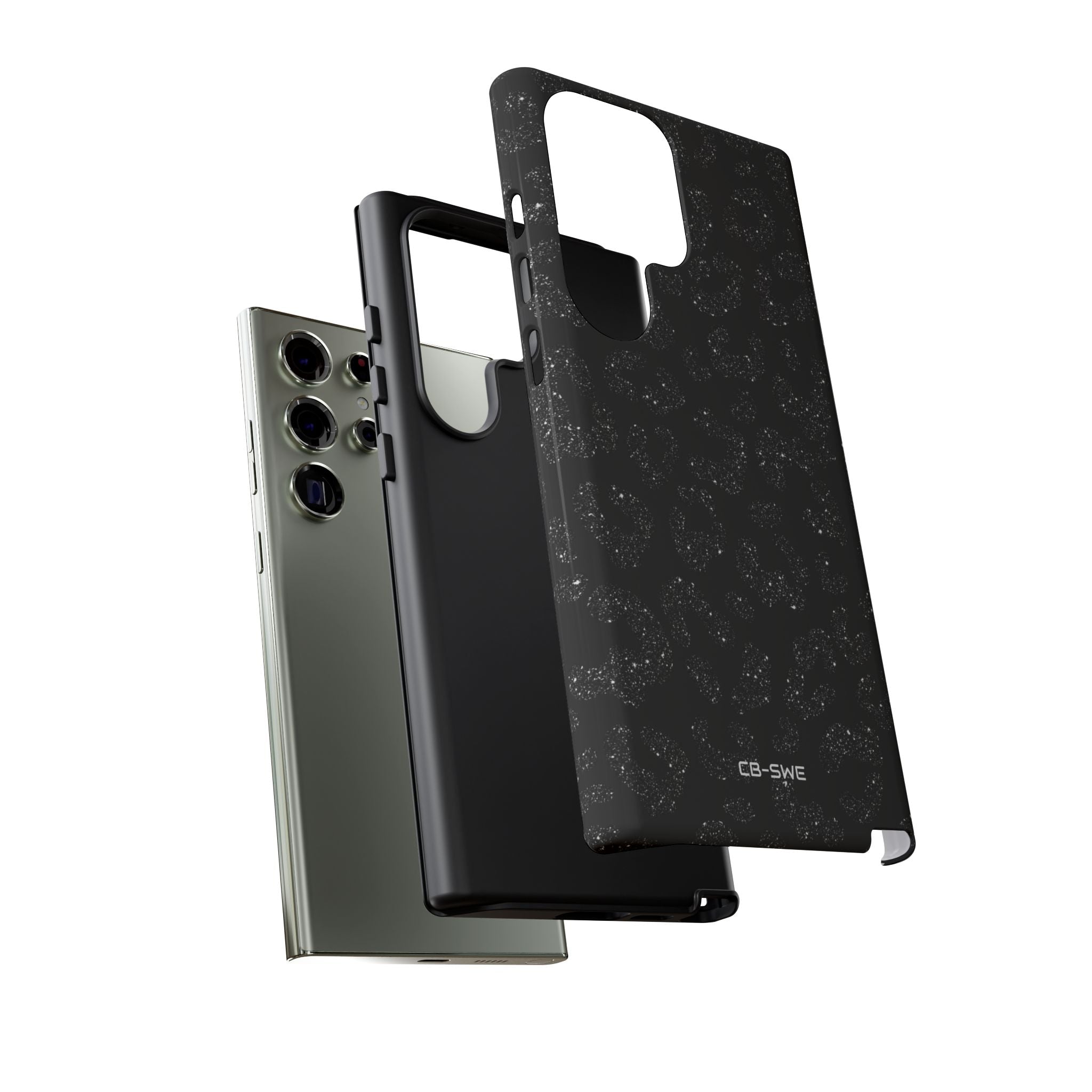 Glittery Leopard Elegance - Samsung Case
