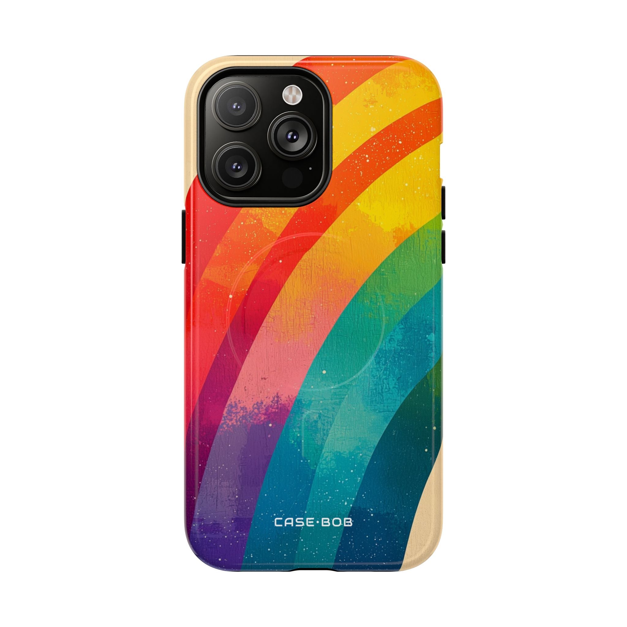Textured Rainbow Arc iPhone 14 Pro Max Case - Tough+