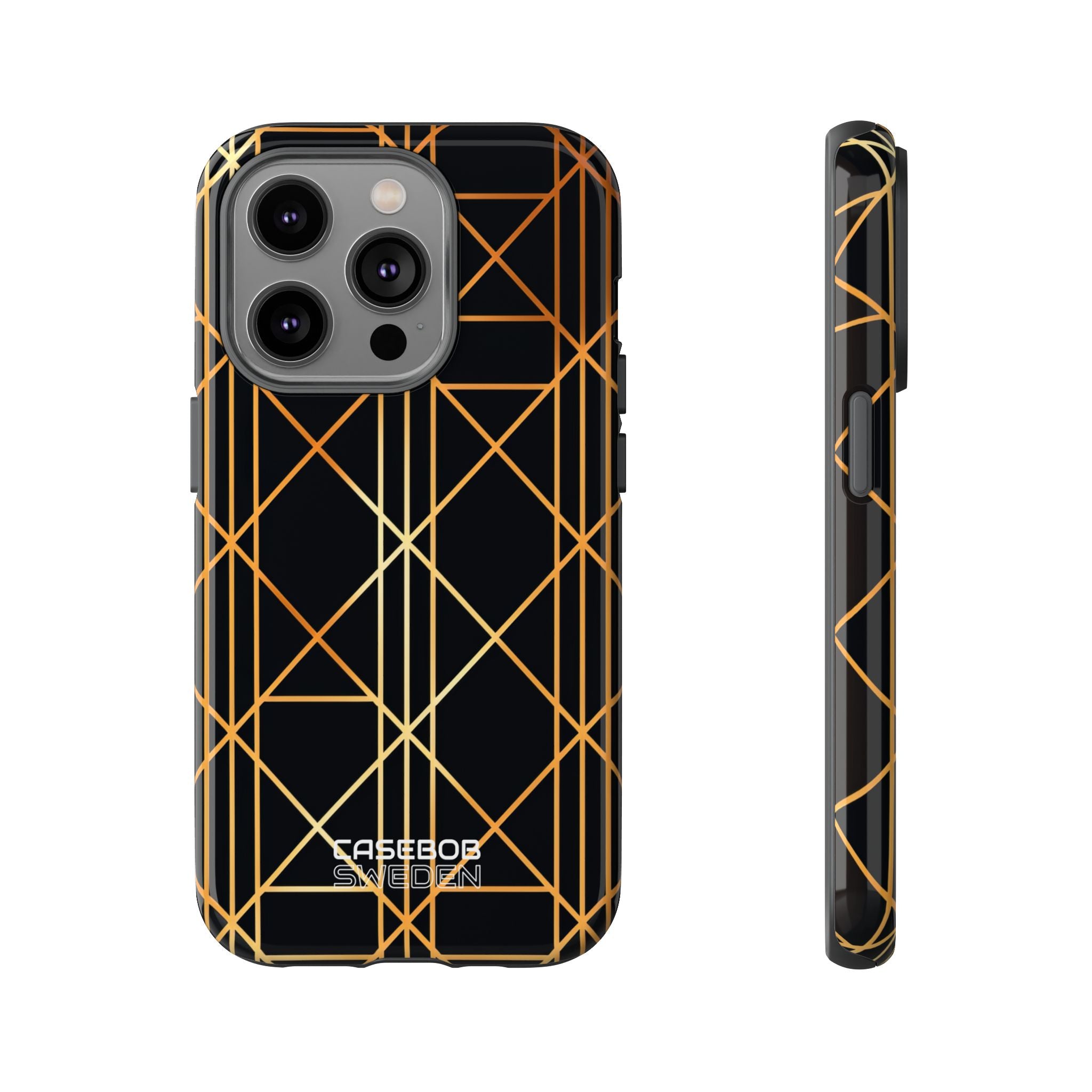 Eleganza Geometrica Dorata iPhone 14 - Tough