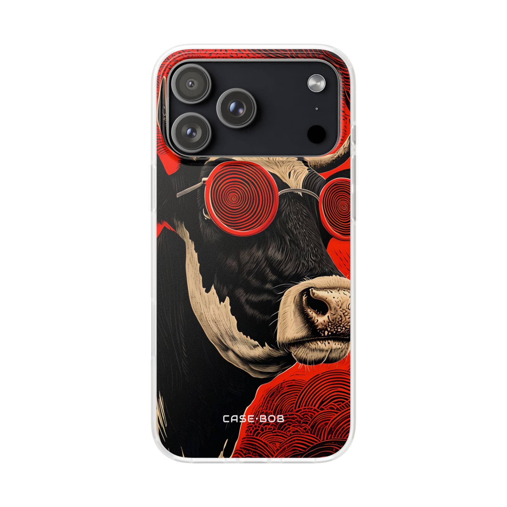 Hypnotic Cow iPhone 17 Pro MaxCase - Soft