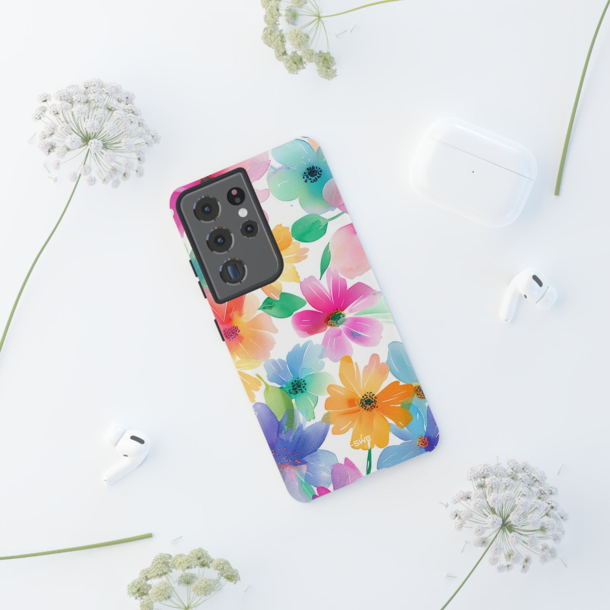 Vibrant Floral Impression - Samsung Case