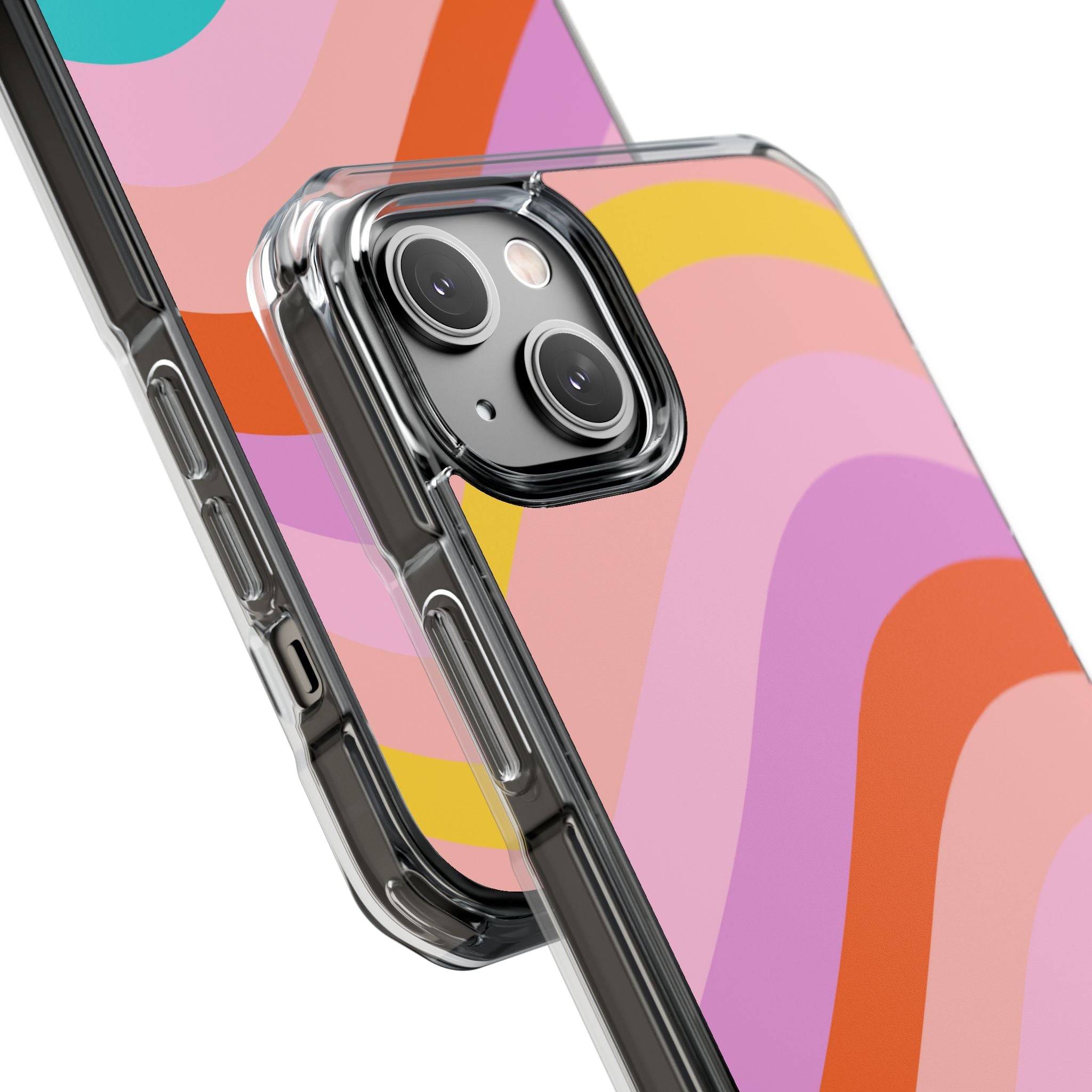Fluid Color Waves iPhone Case - Impact