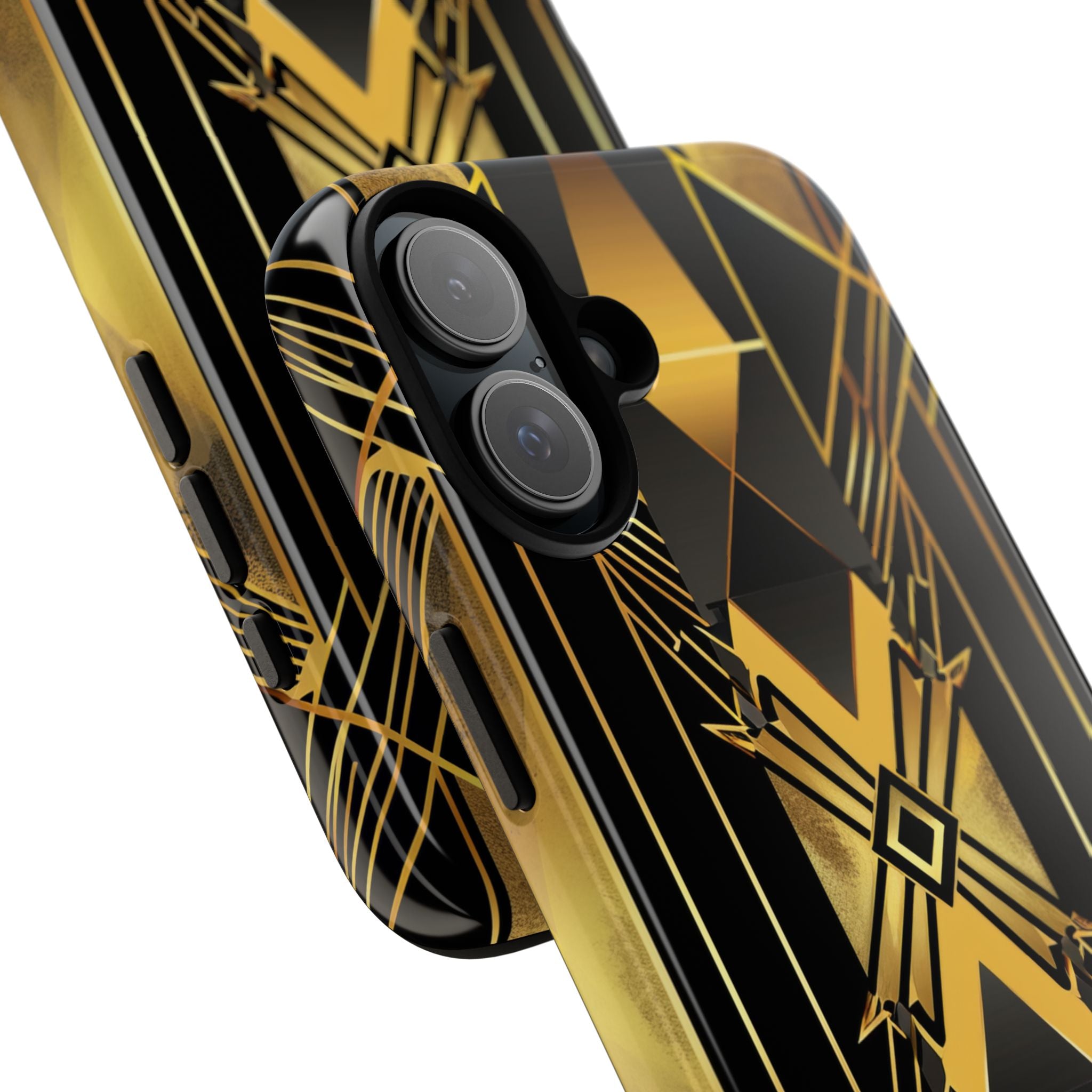 Golden Deco Symphony iPhone 16 - Tough
