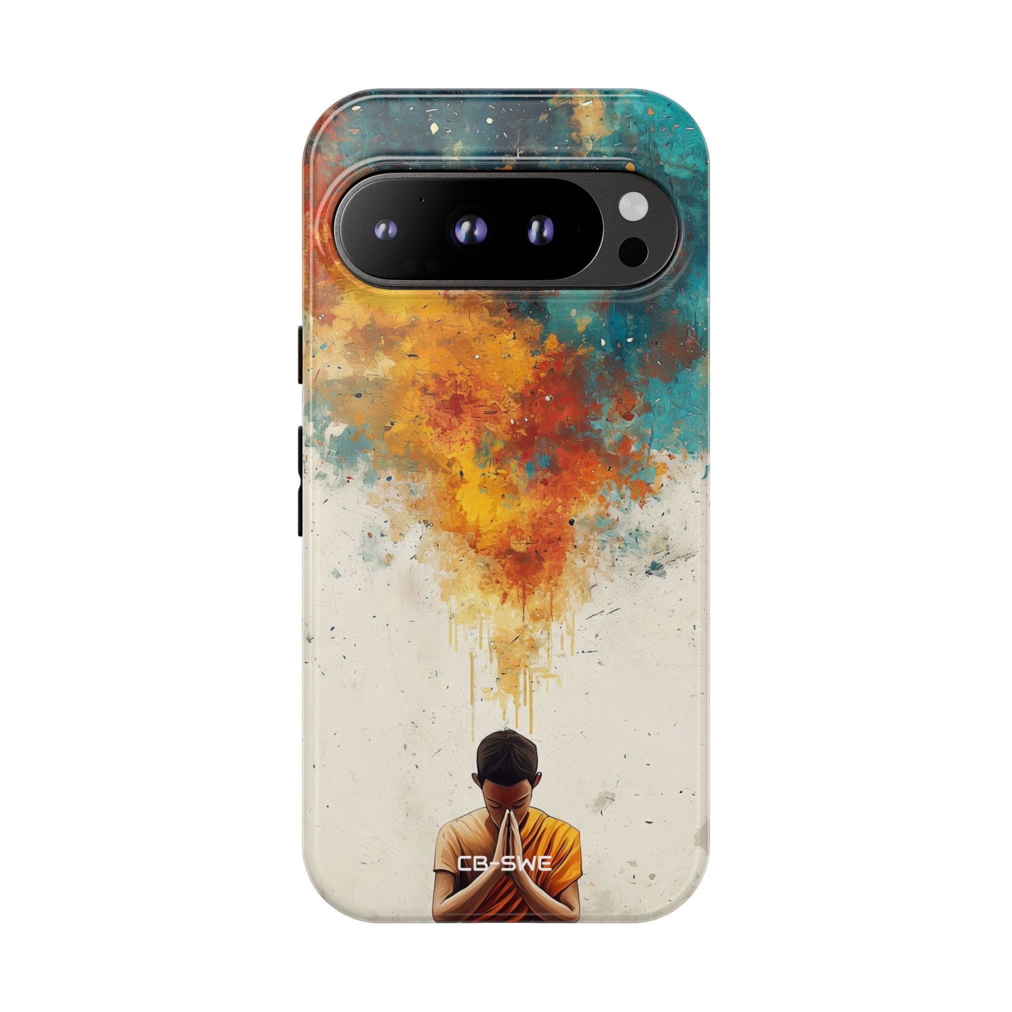 Monk Embracing Enlightenment - Google Pixel Case