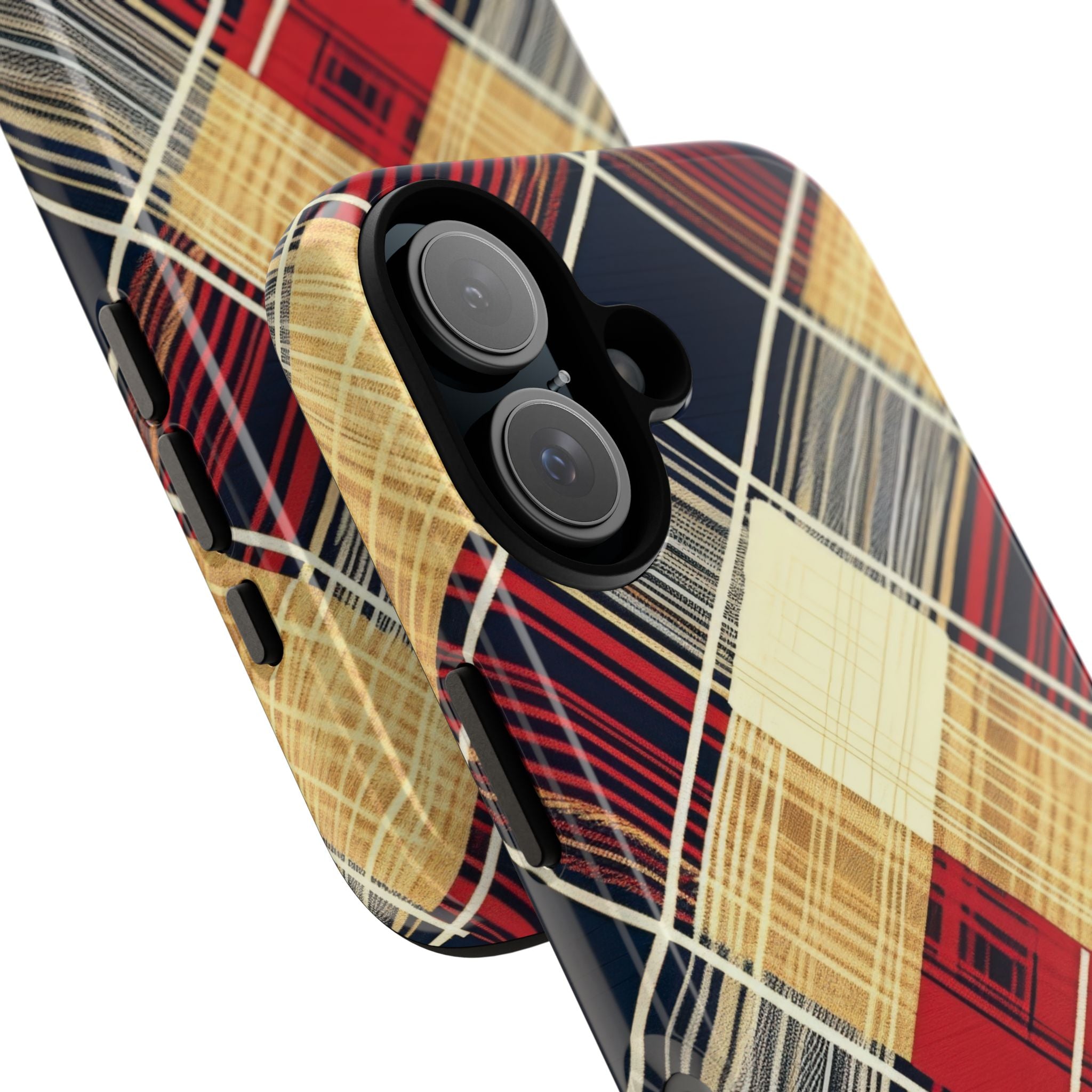 Plaid Diamond Tapestry iPhone 16 - Tough