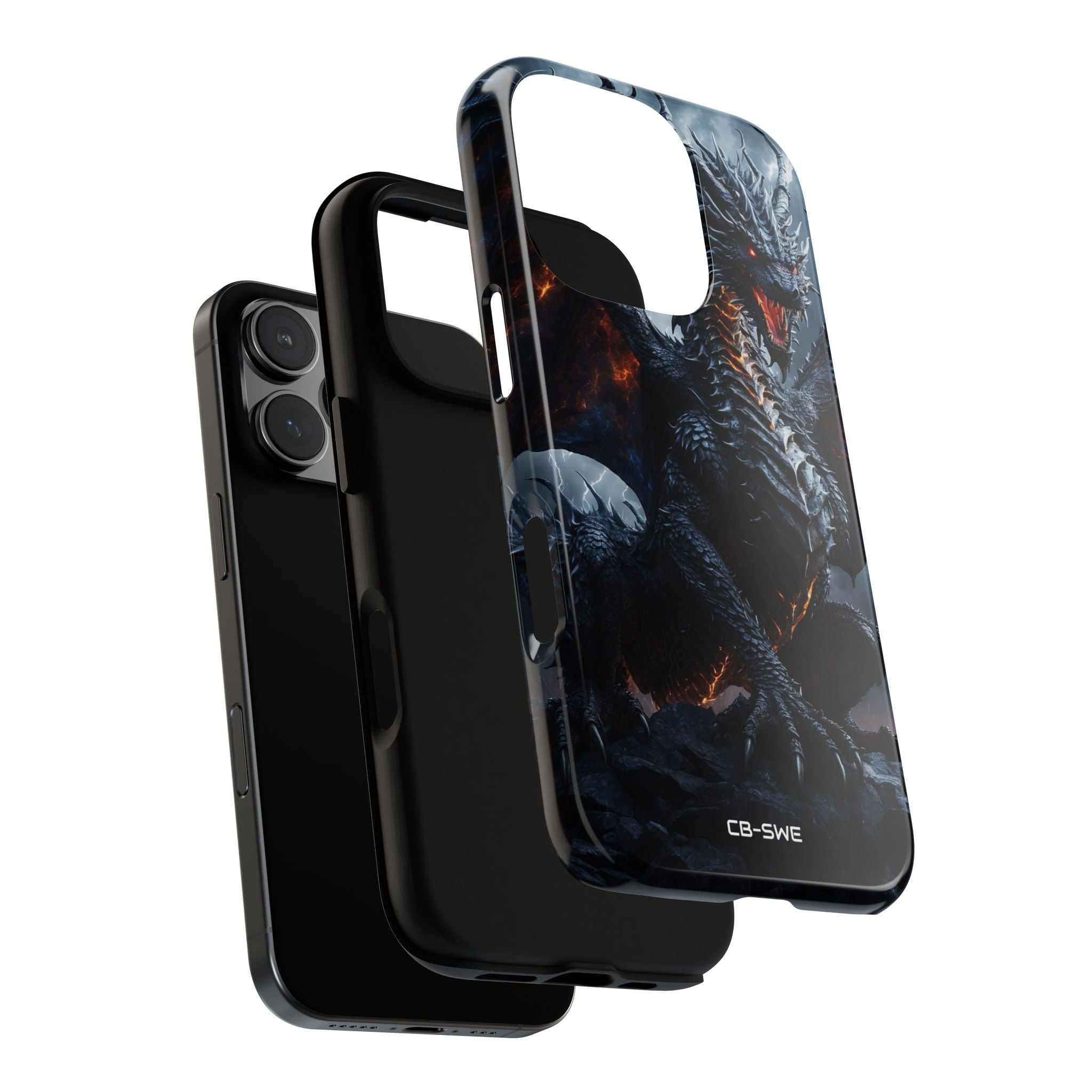 Fiery Wings Unleashed - iPhone Case