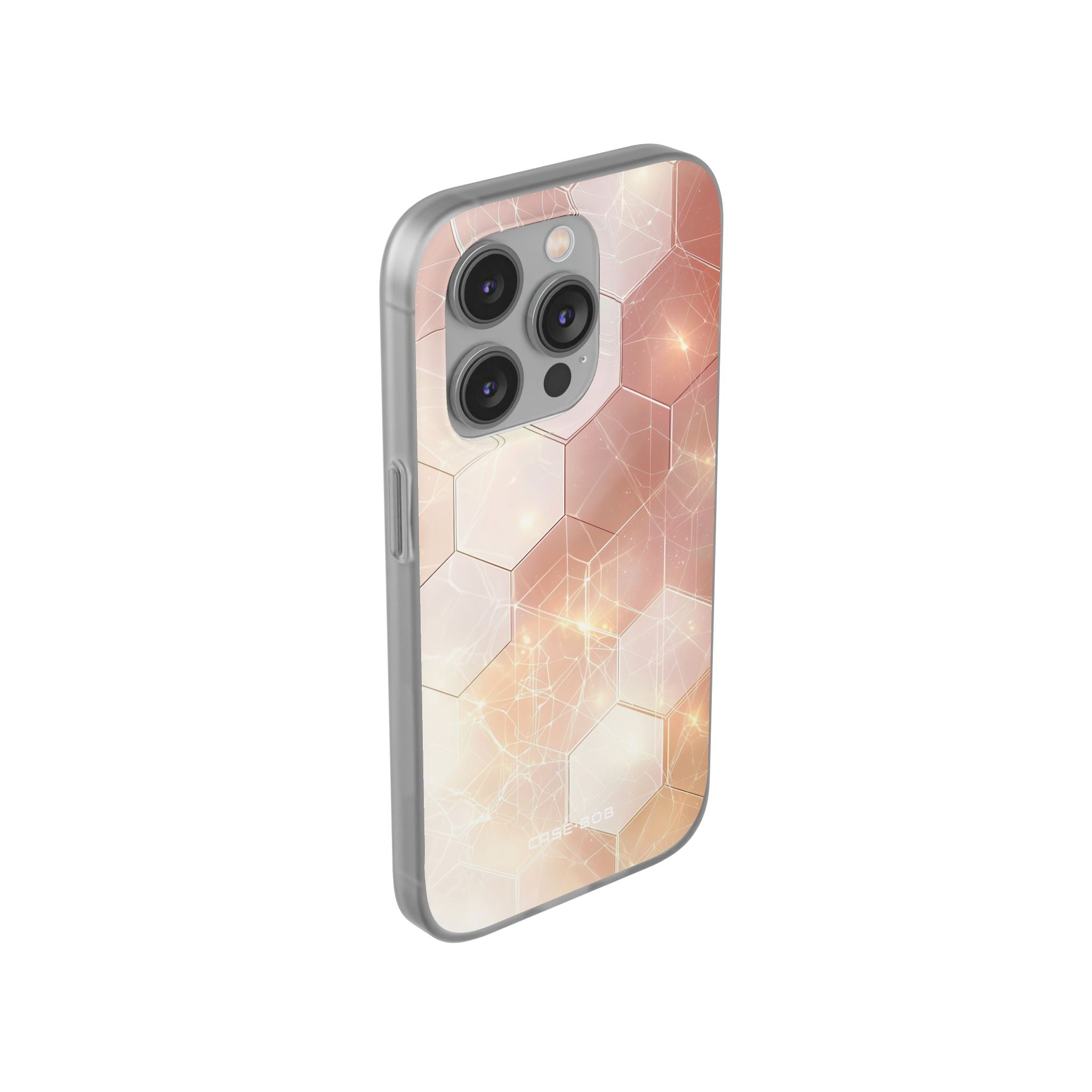 Honeycomb Glow iPhone 14 Pro Case - Soft