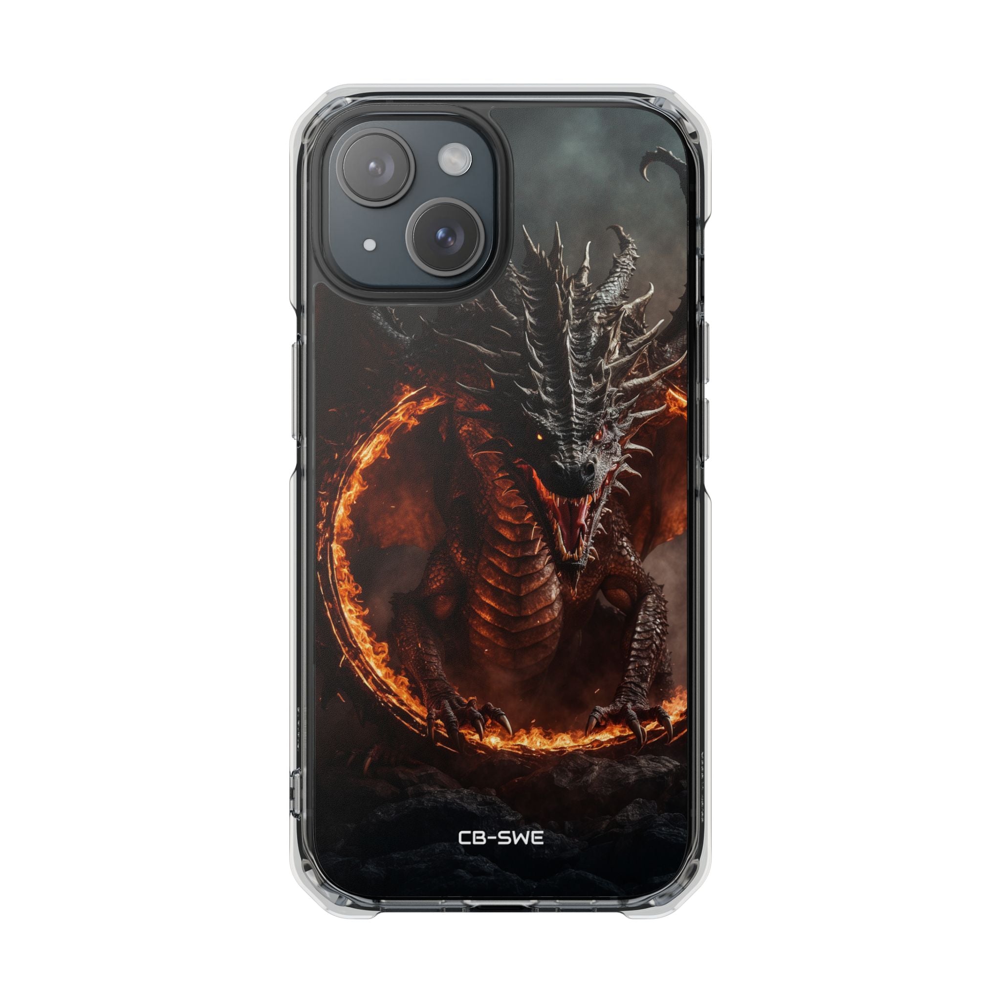 Fiery Dragon Roars iPhone Case - Impact