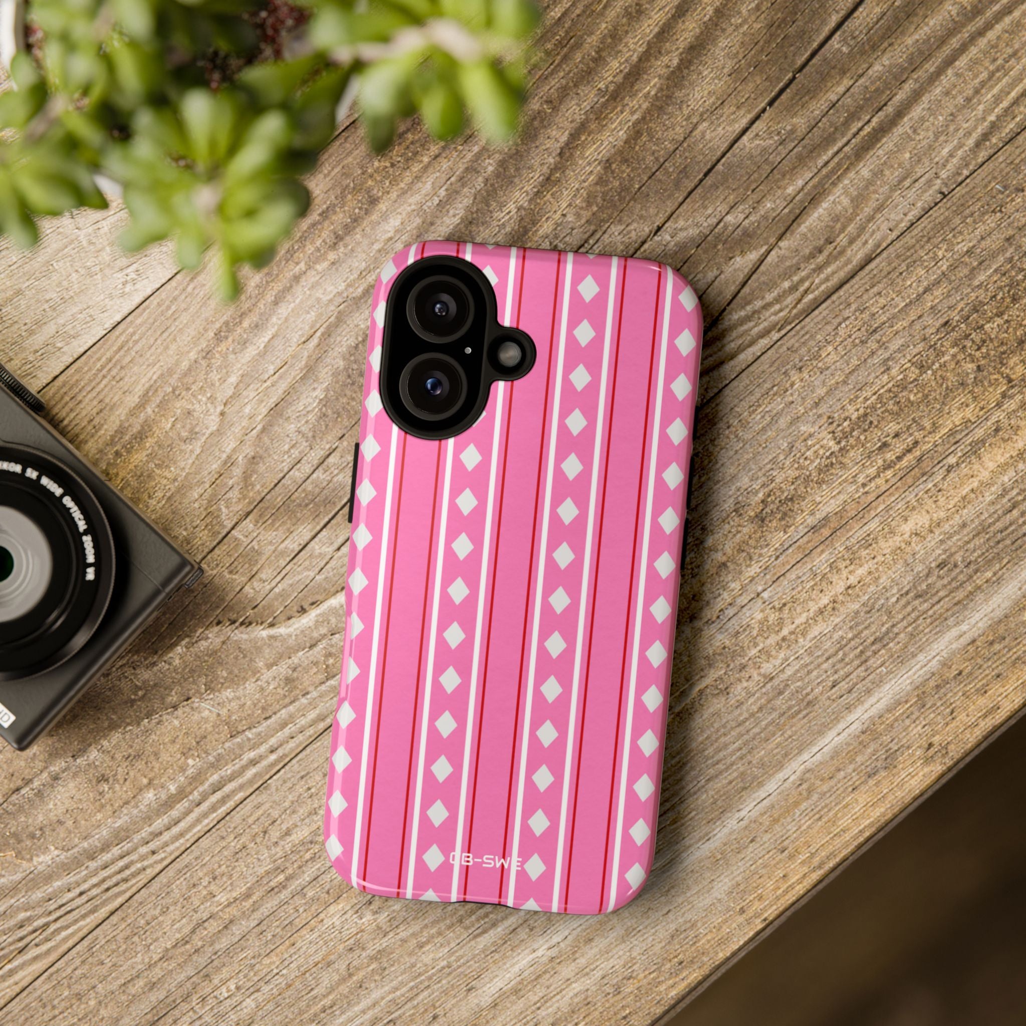 Pink Diamonds Symmetry - iPhone Case