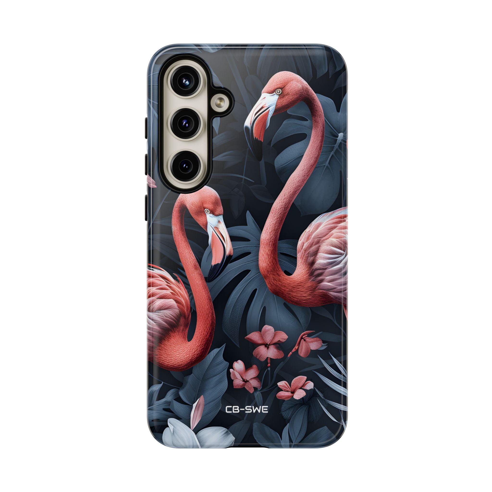 Flamingos Embrace Nature - Samsung Case