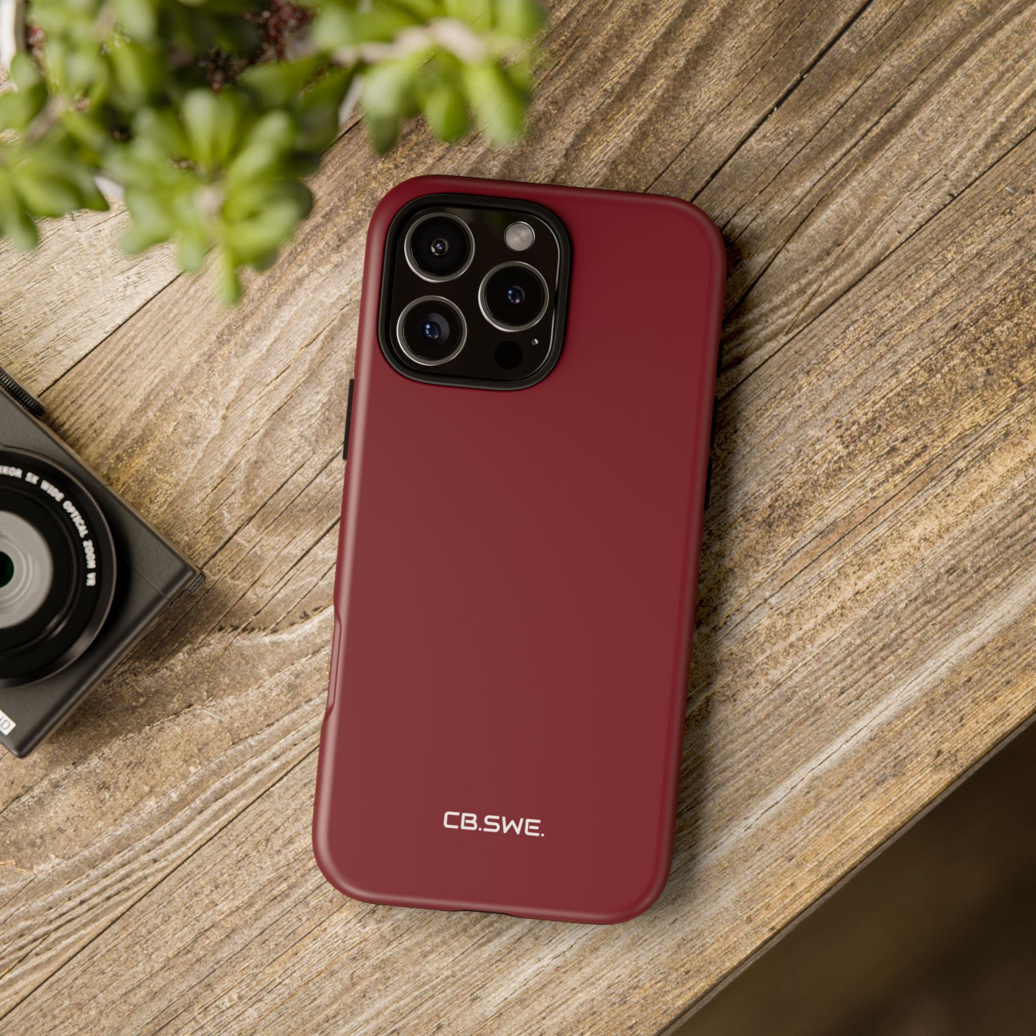 Burgundy iPhone Case - Tough