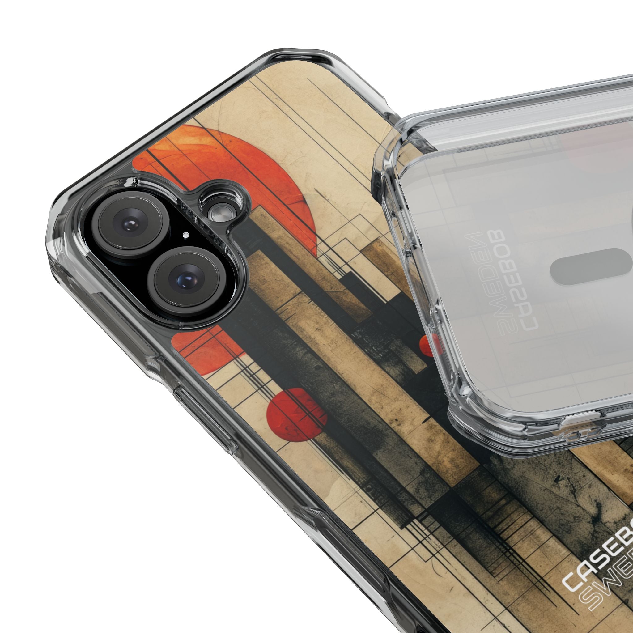 Geometric Cityscape Essence iPhone 16 - Impact Clear+