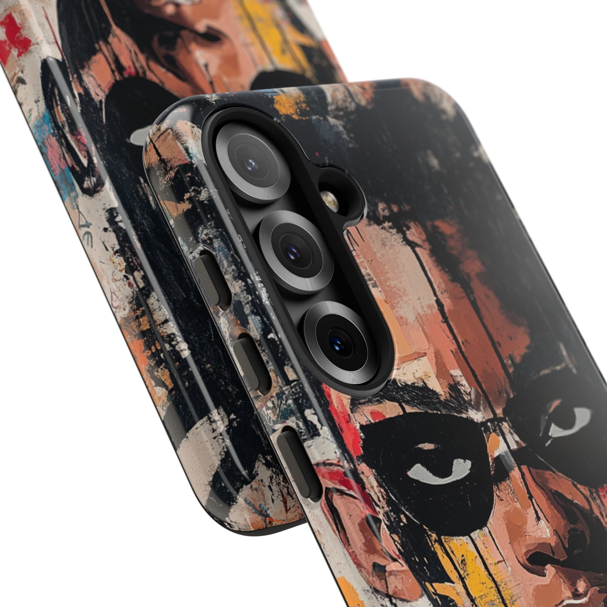 Masked Portrait Drips Samsung S25 Case - Tough