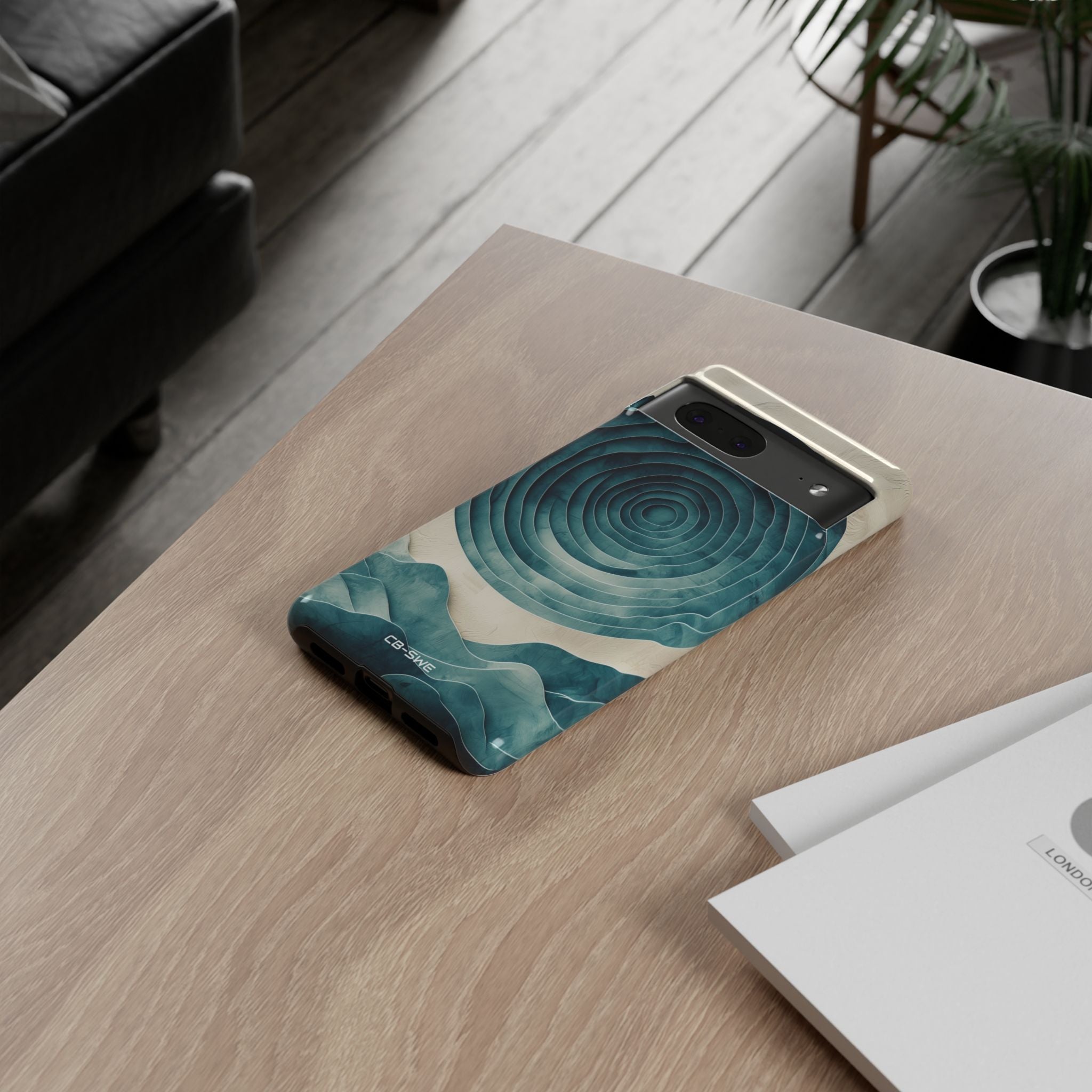 Waves Embrace Circles - Google Pixel Case
