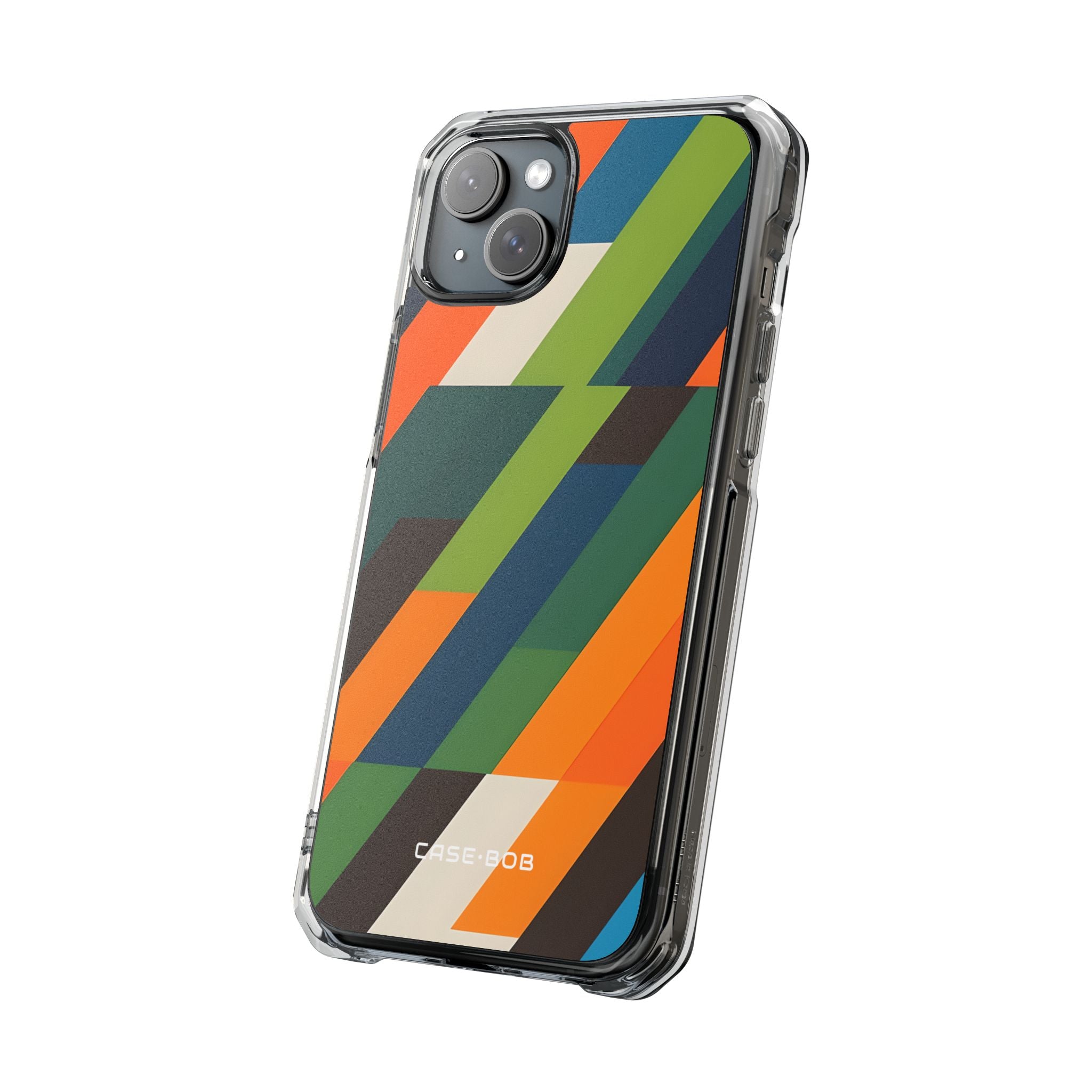 Diagonal Blaze iPhone 15 Plus Case - Impact