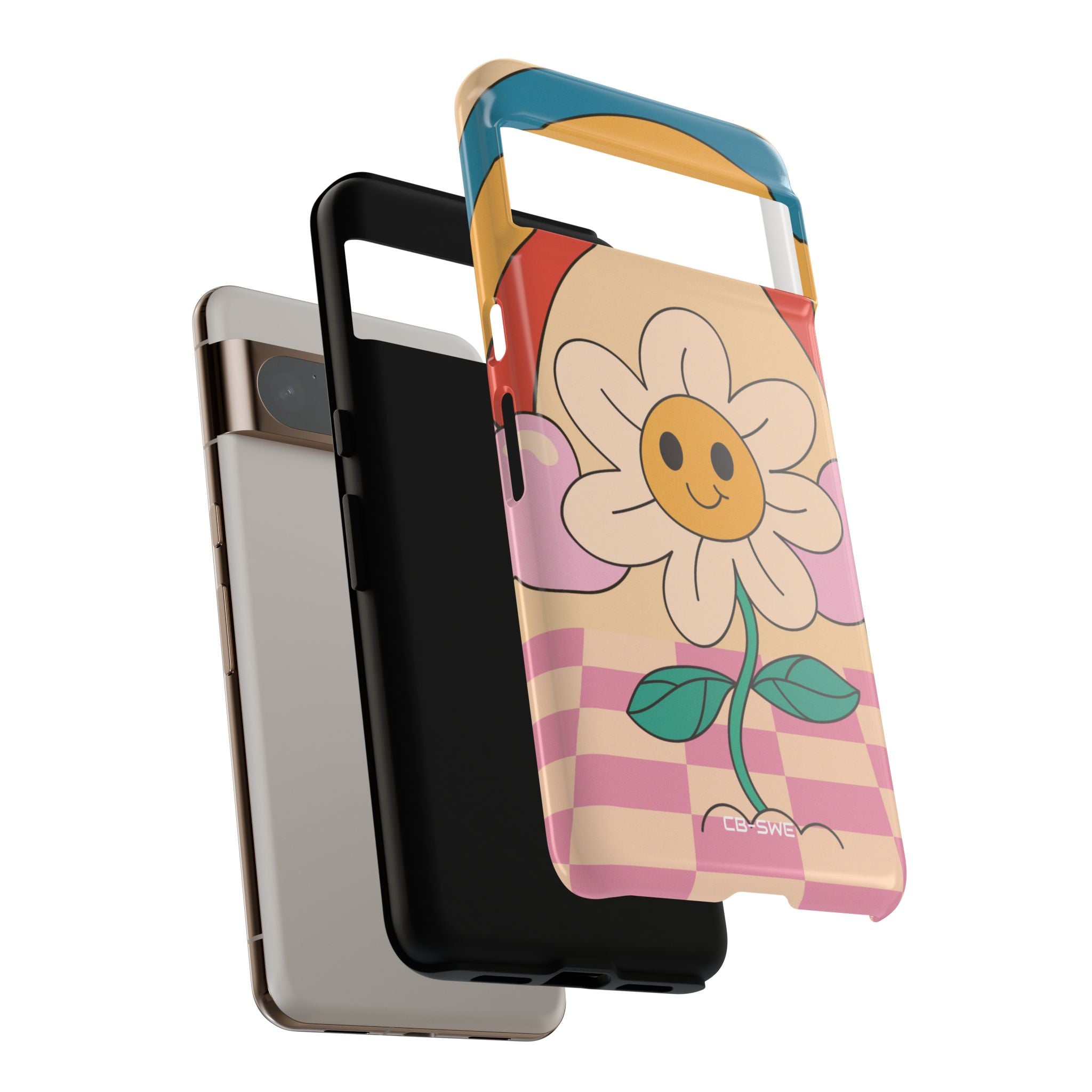 Joyful Retro Bloom - Google Pixel Case