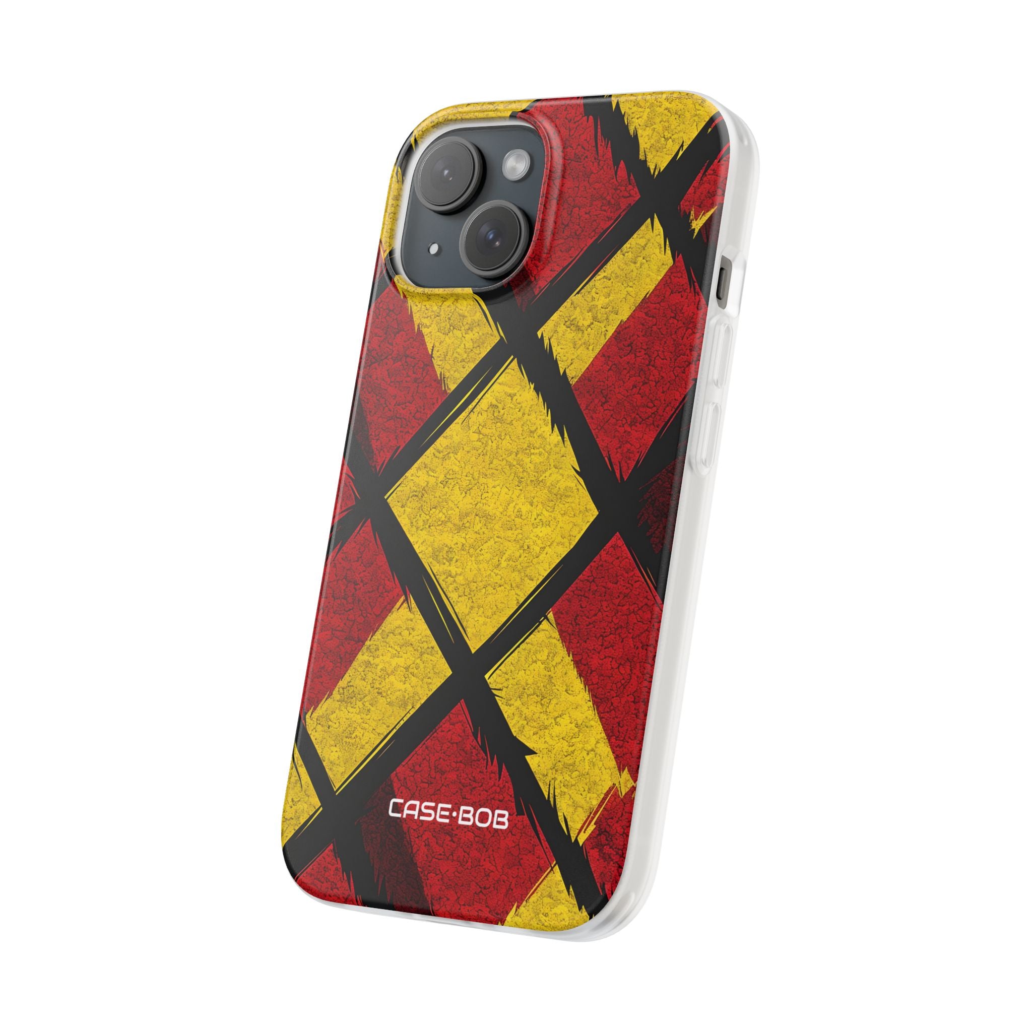 Vibrant Geometric Diamonds iPhone 15 - Soft Case