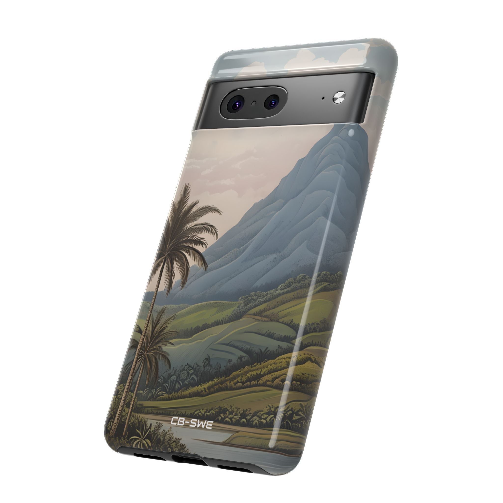 Serene Mountain Oasis - Google Pixel Case