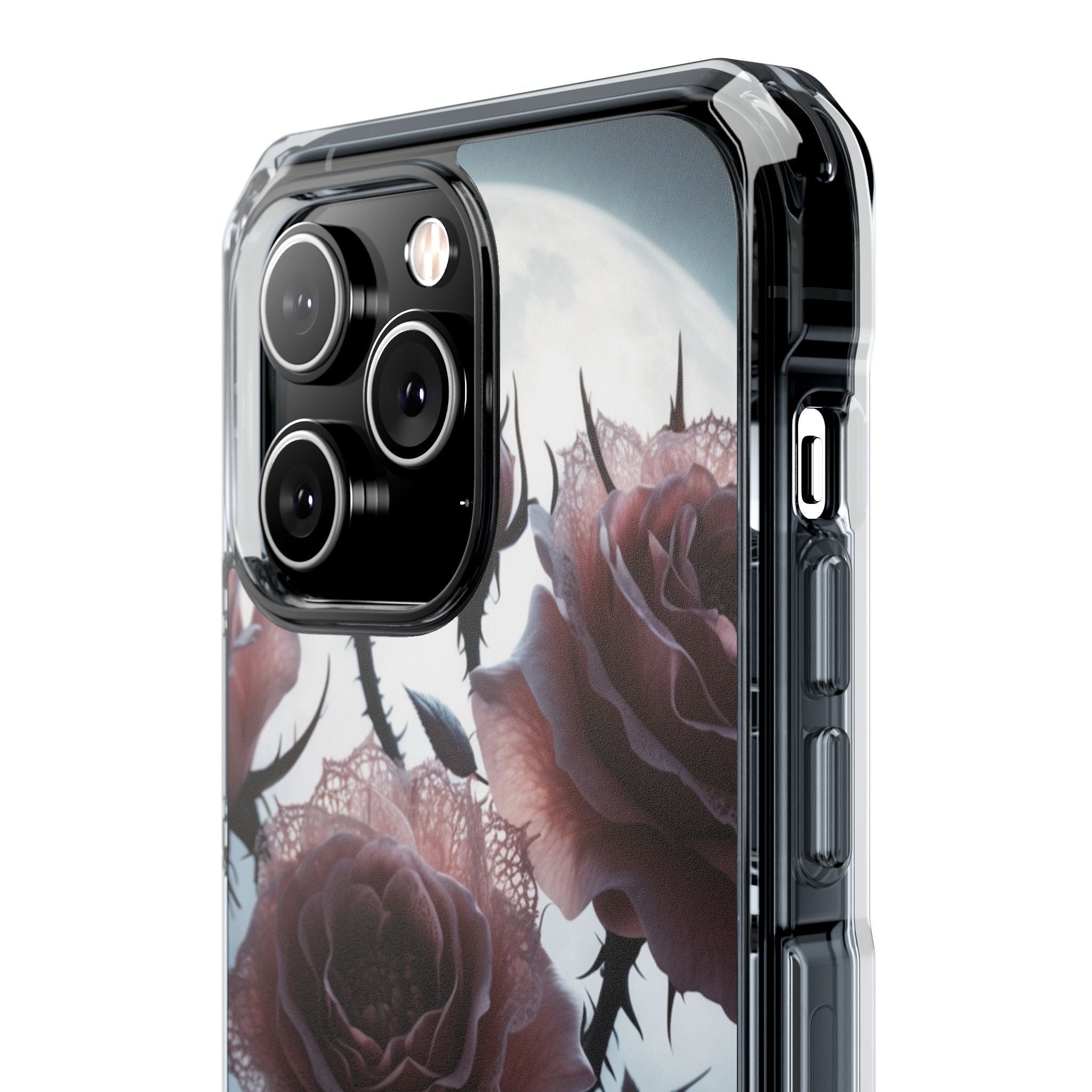 Luminous Rose Thorns iPhone 14 Pro Max Case - Impact