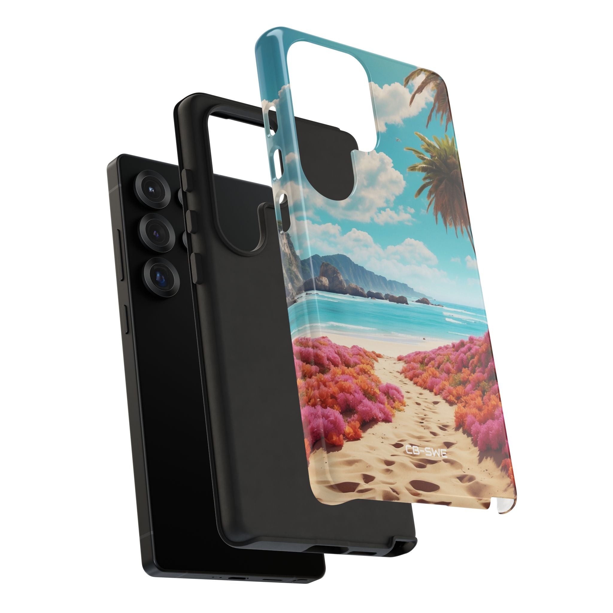 Tropical Flowers Frame - Samsung Case