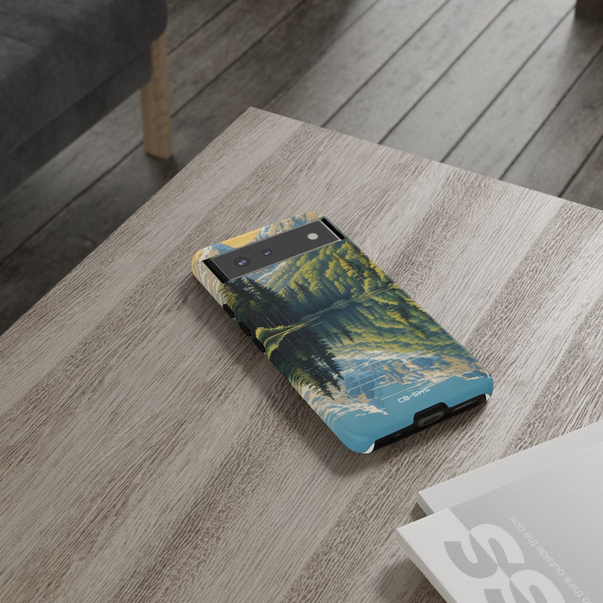 Mountain Peaks Reflect - Google Pixel Case
