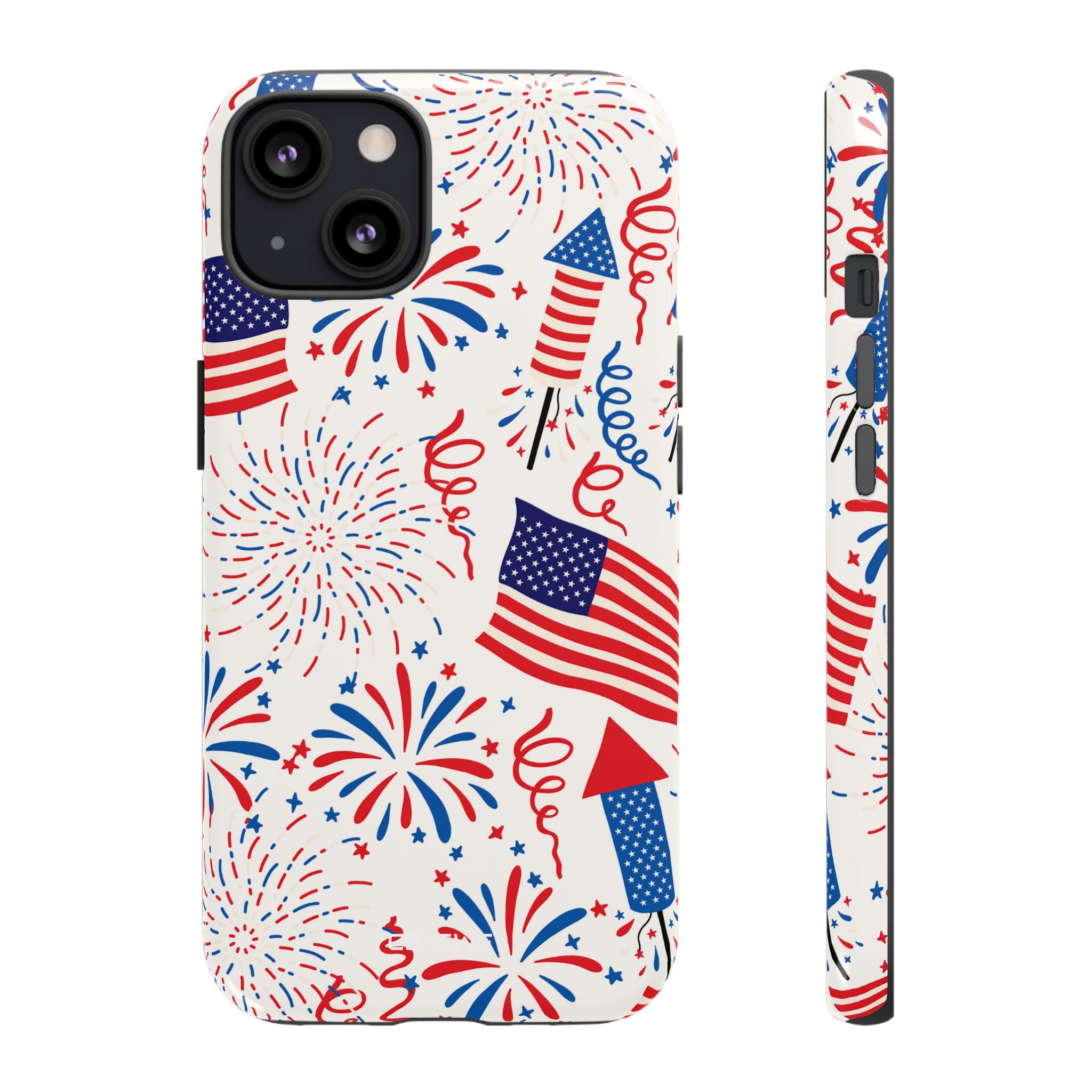 Fireworks Burst Bright - iPhone Case