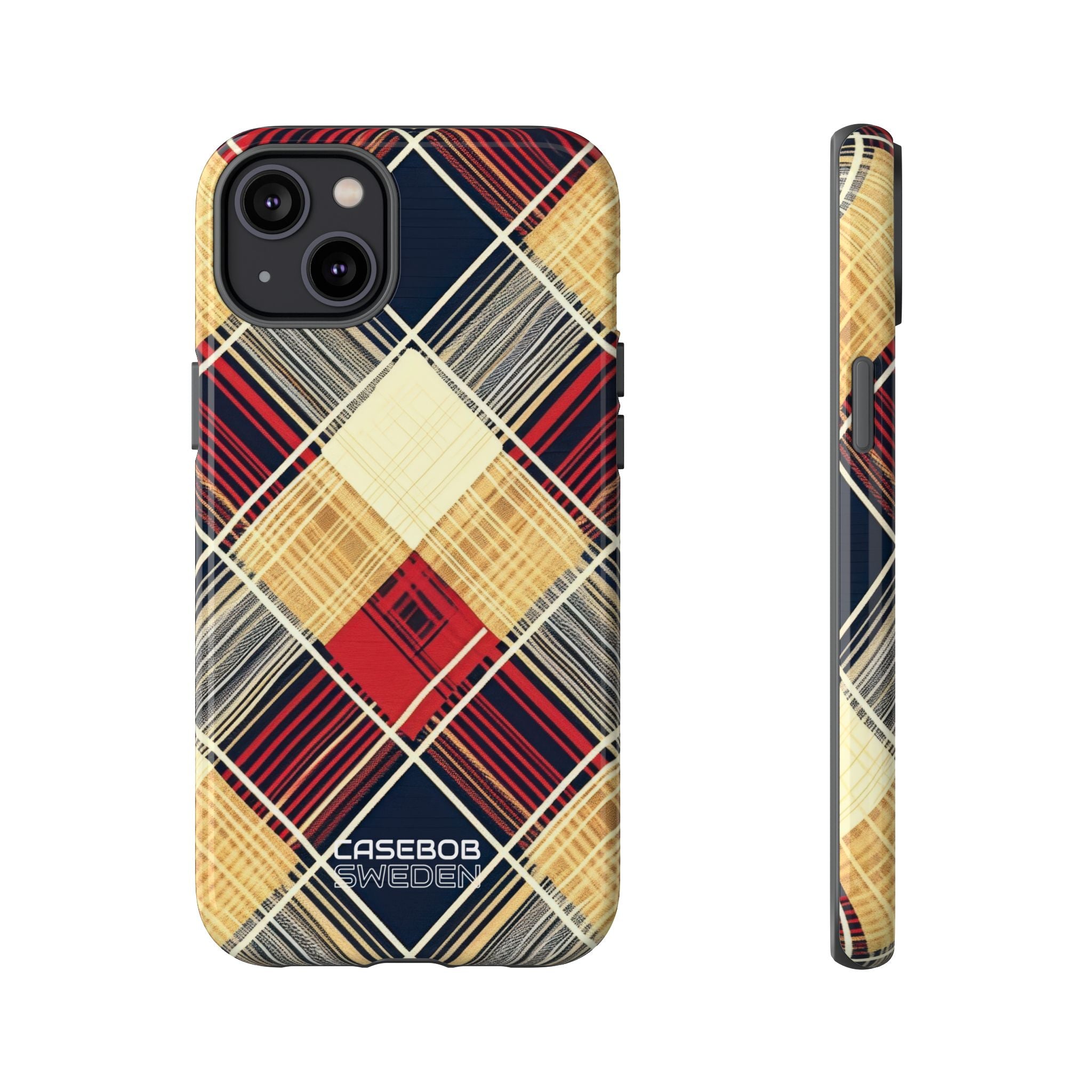 Arazzo a rombi scozzese iPhone 14 - Tough