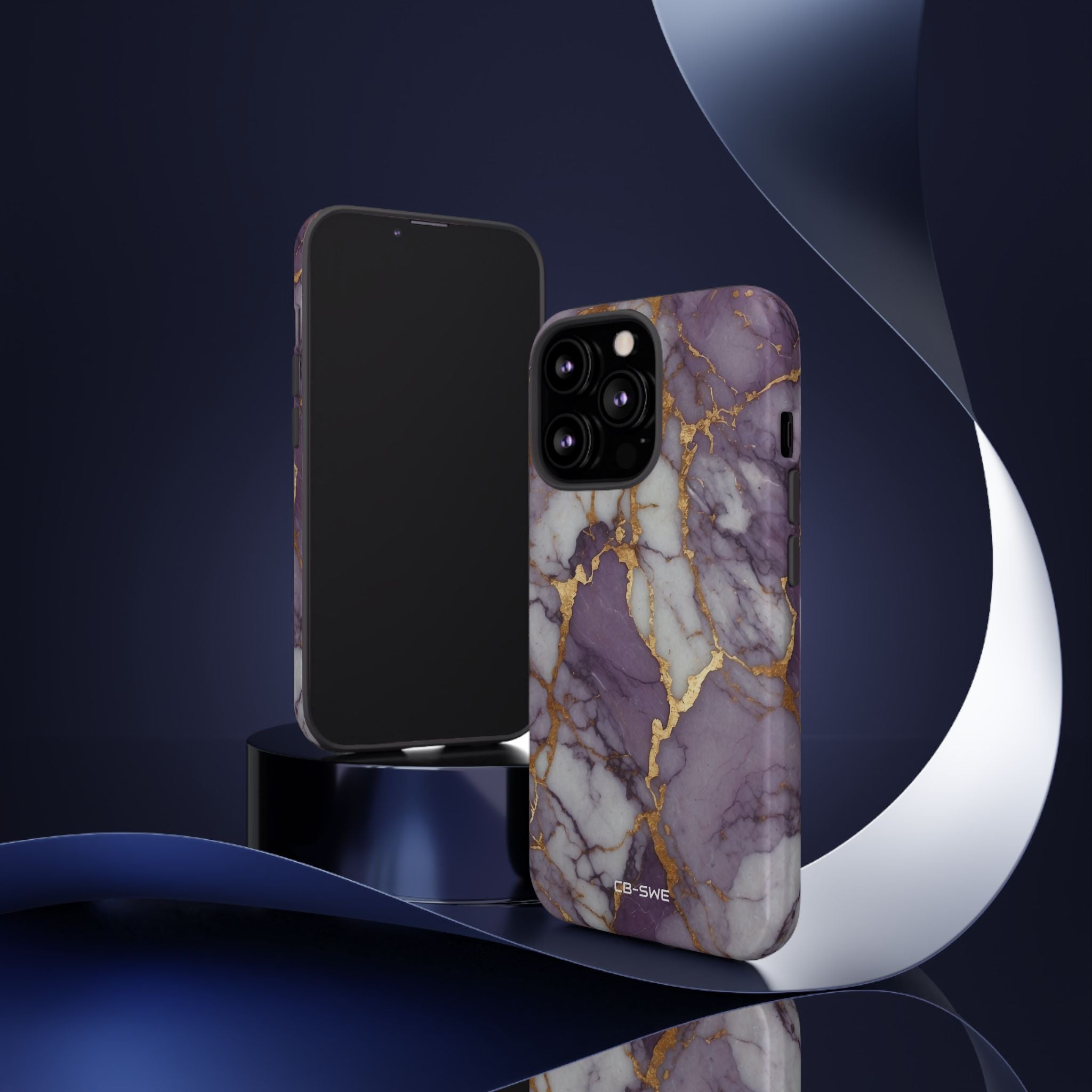 Lavender Veins Flow - iPhone Case