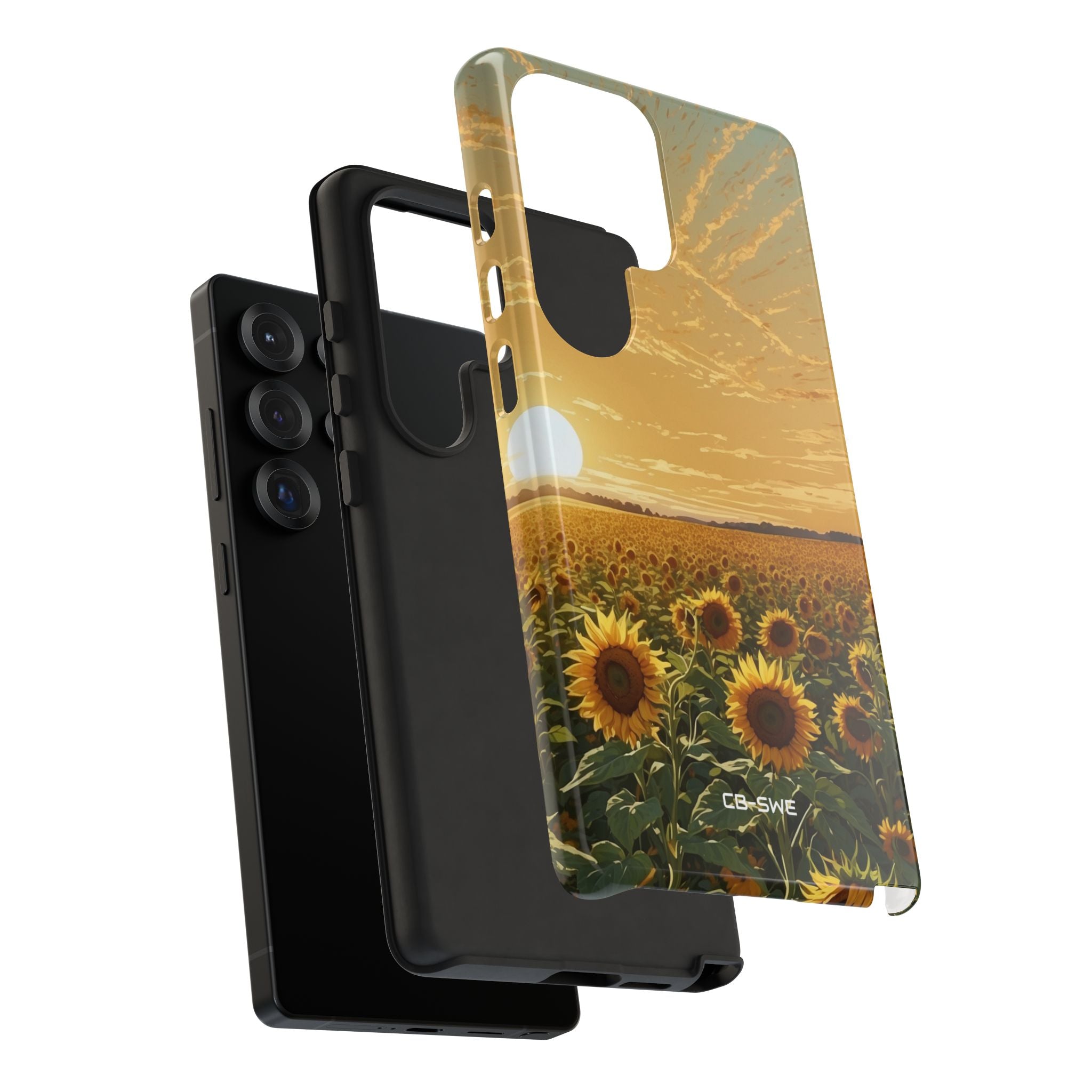 Sunflowers Embrace Sunset - Samsung Case