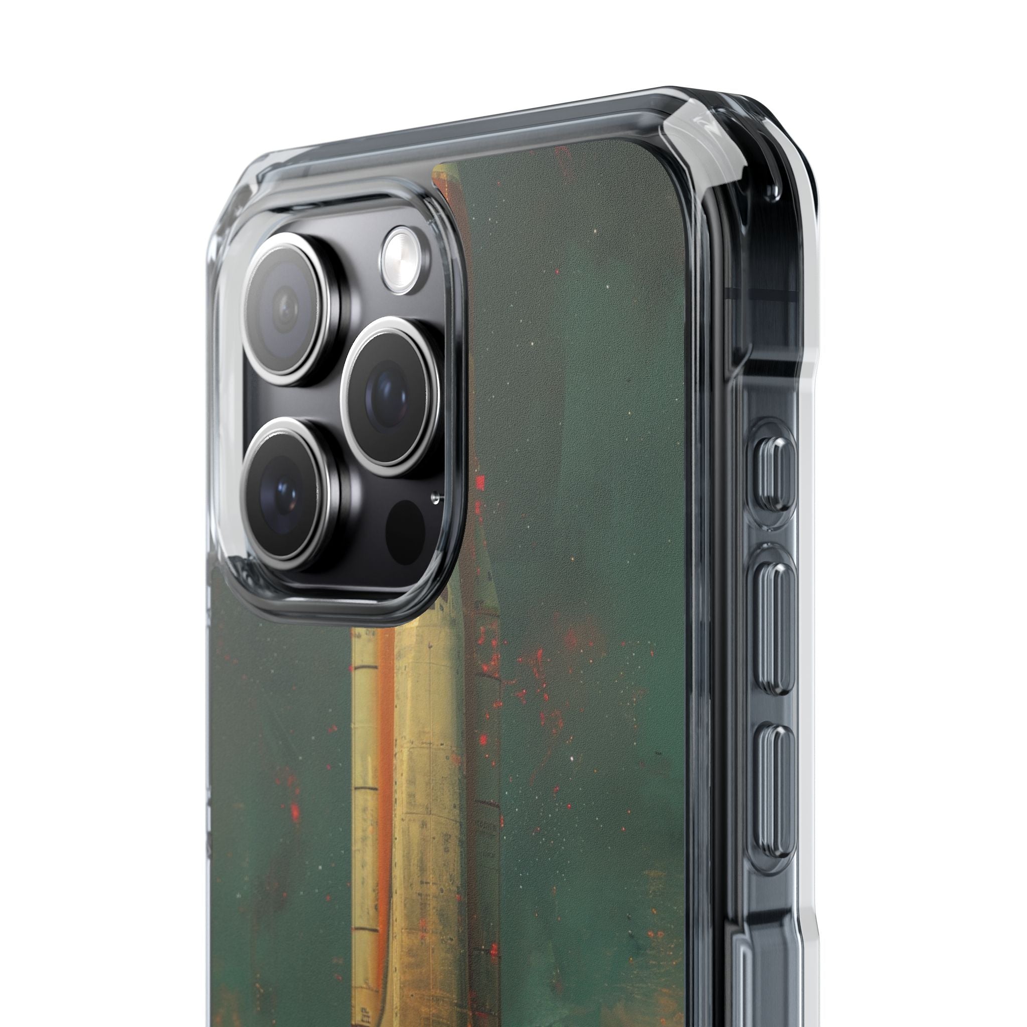 Cosmic Shuttle Ascent iPhone 15 - Impact Clear+