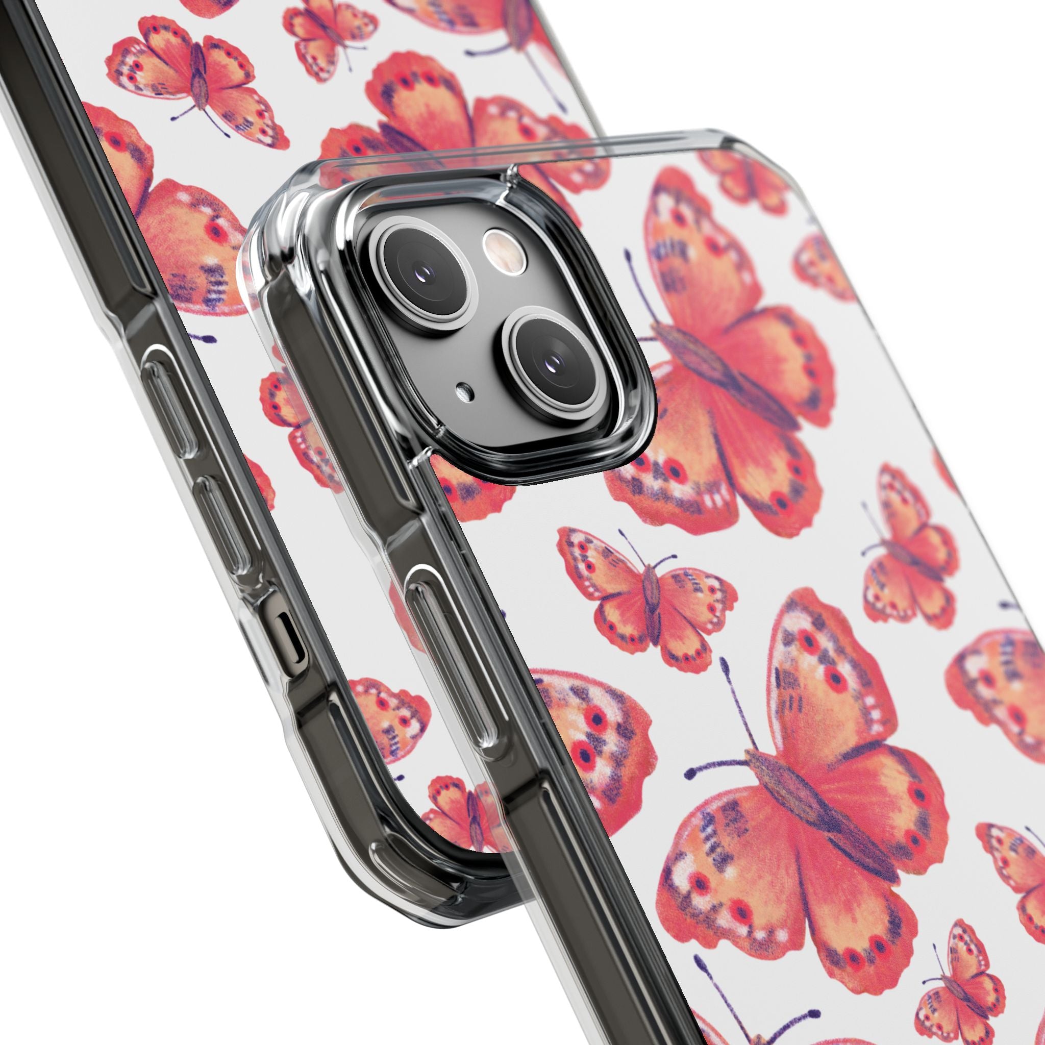 Vibrant Butterfly Dance iPhone Case - Impact