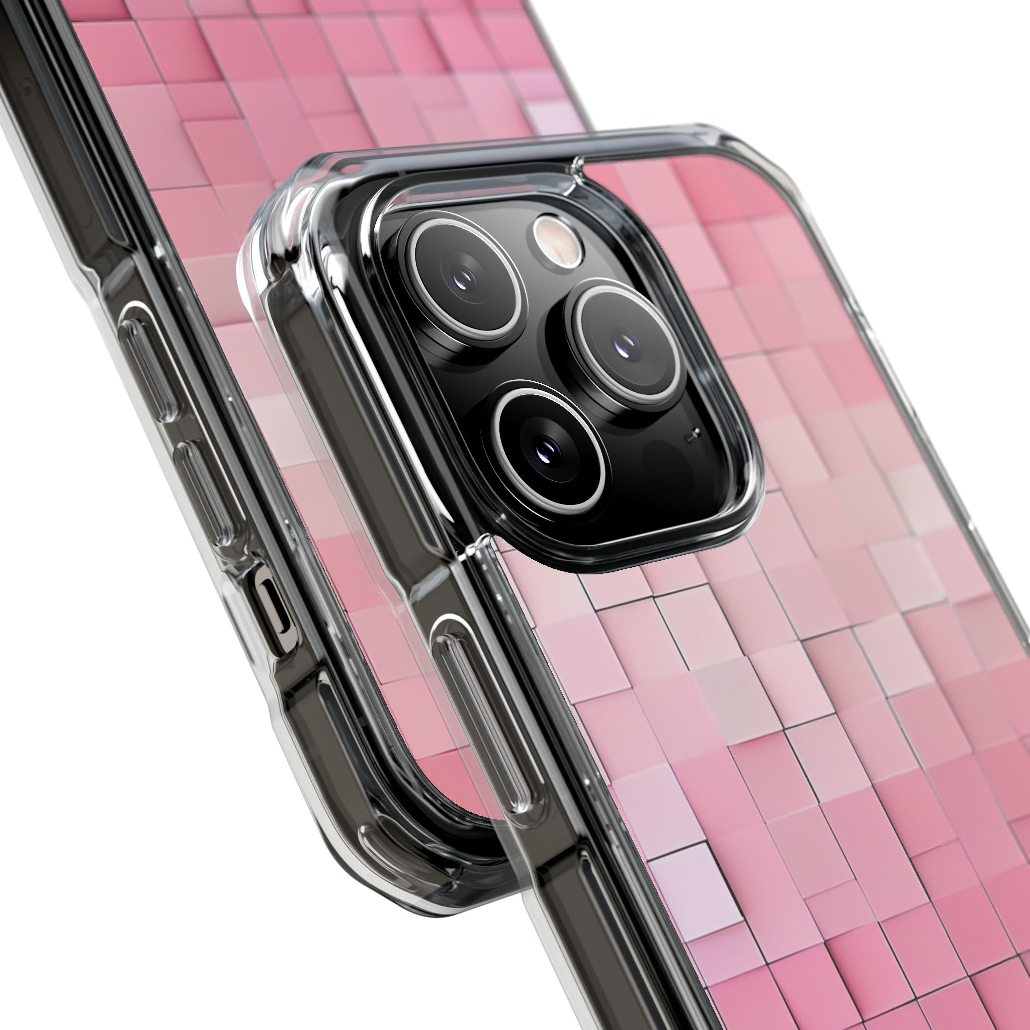 Pink Mosaic Glow iPhone 14 - Impact Clear+