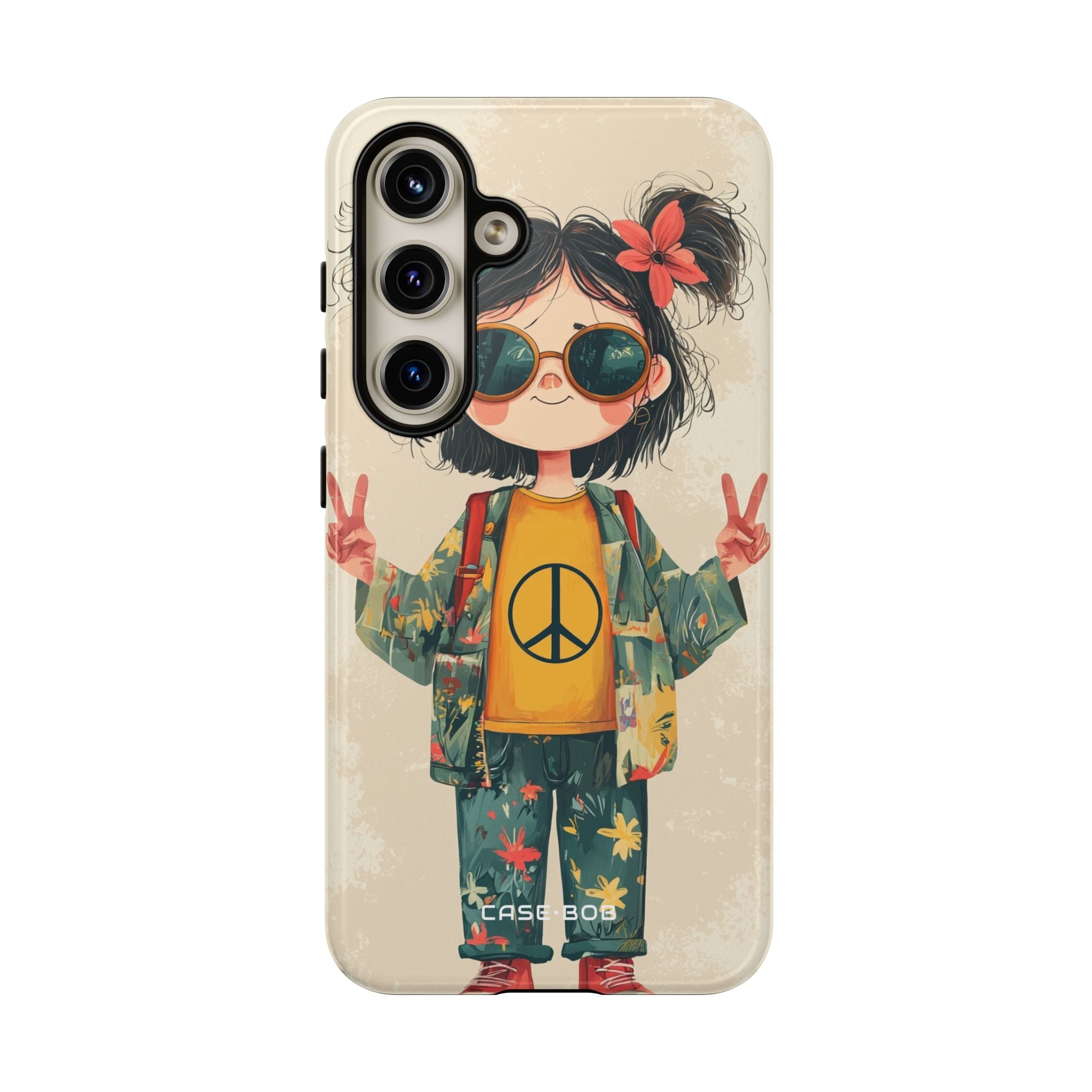 Peace Pigtails Samsung S24 Case - Tough