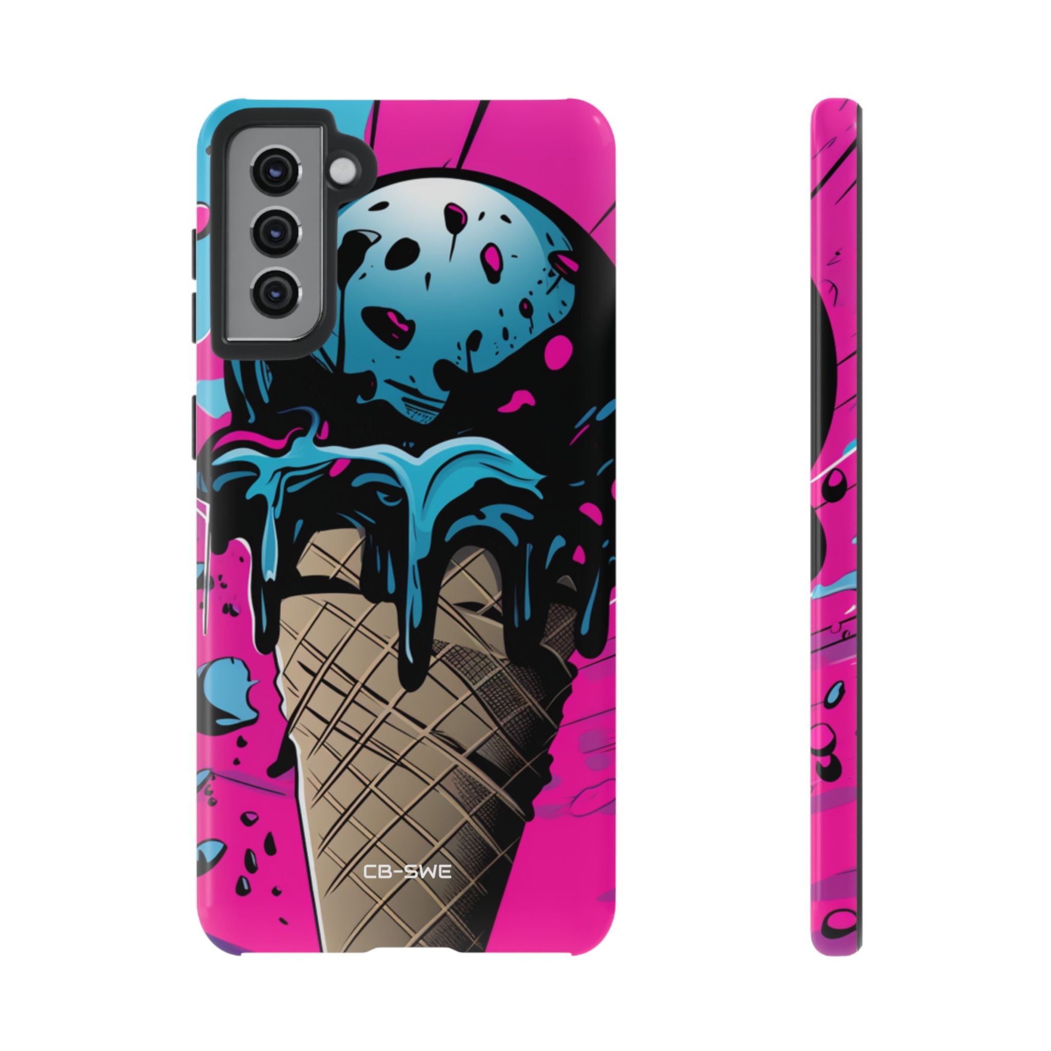 Vibrant Ice Cream Splash - Samsung Case