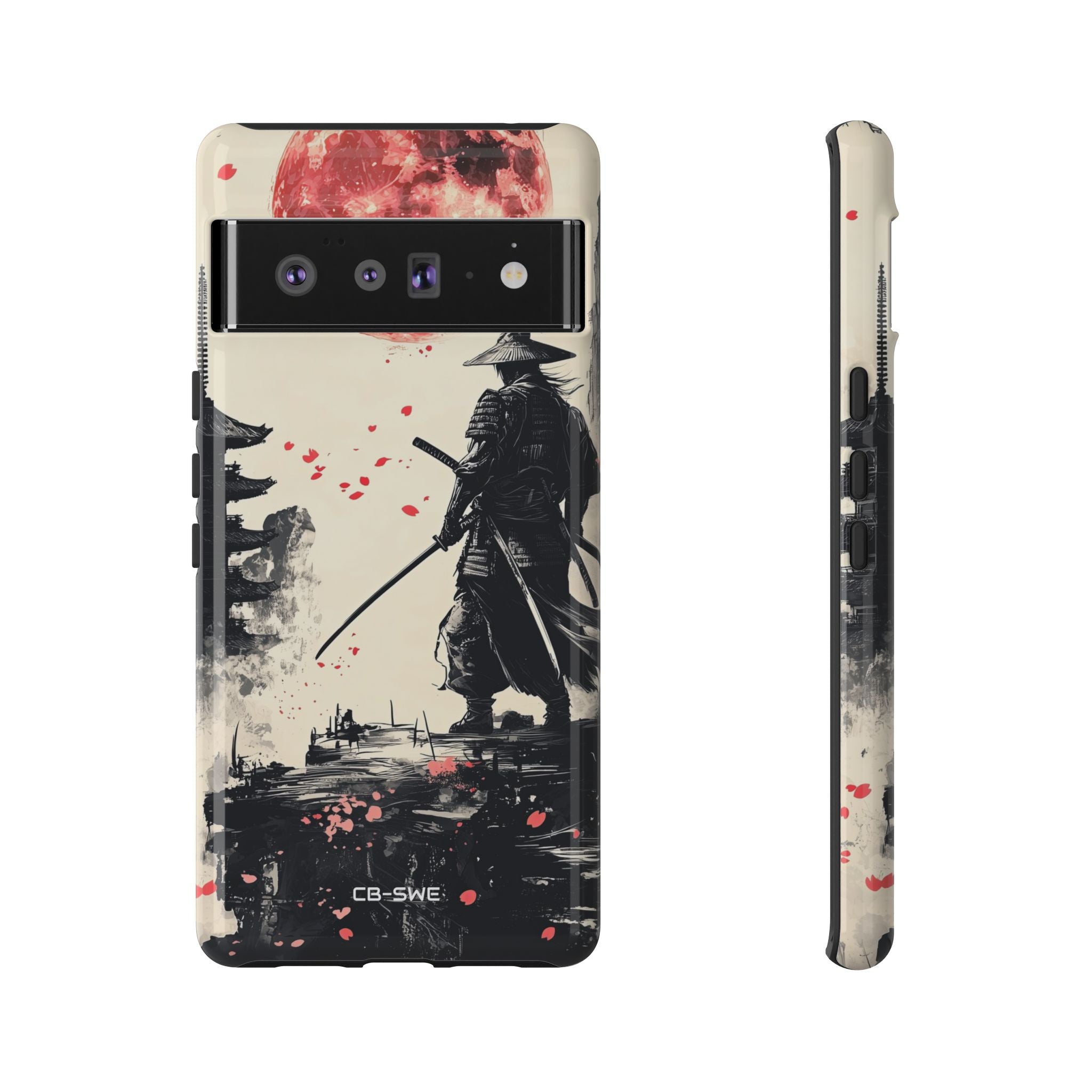 Samurai Gazes Moonward - Google Pixel Case